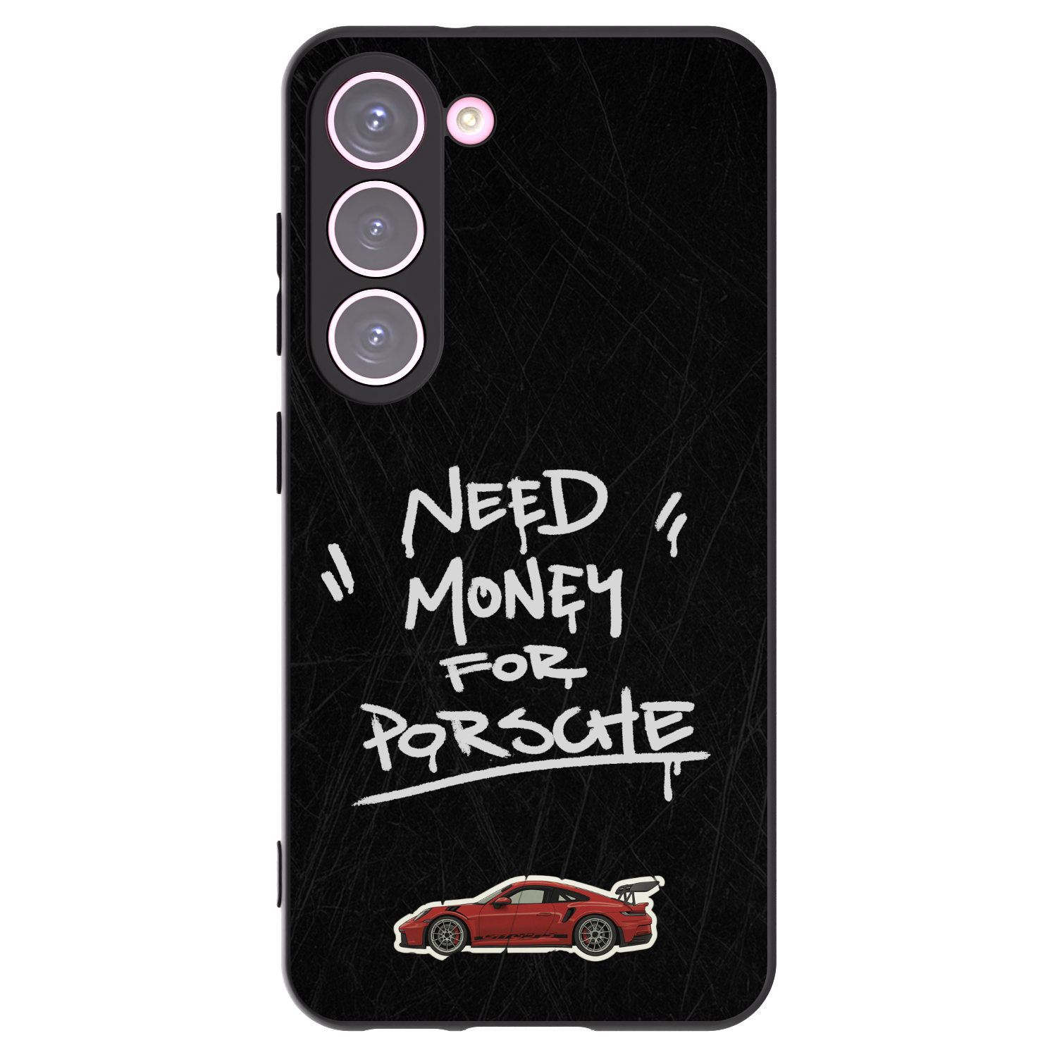 Picasee silikonowe czarne etui na Samsung Galaxy S23 5G - Dark Racer