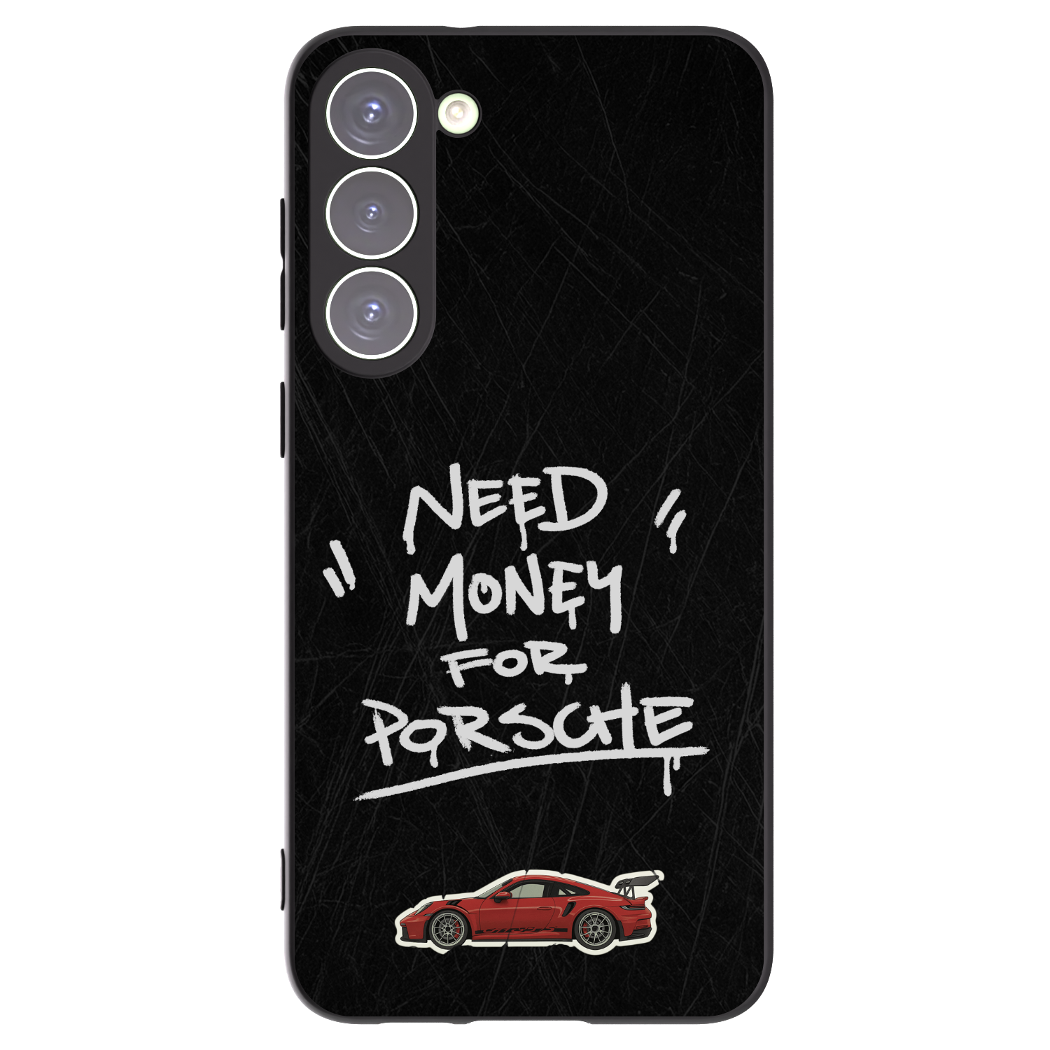 Picasee silikonowe czarne etui na Samsung Galaxy S23+ 5G - Dark Racer