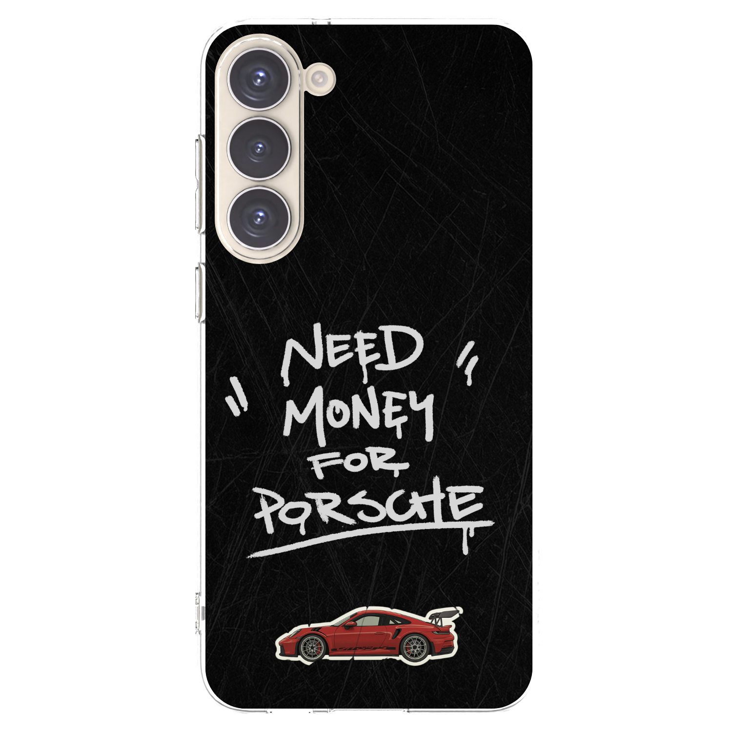Picasee silikonowe przeźroczyste etui na Samsung Galaxy S23+ 5G - Dark Racer