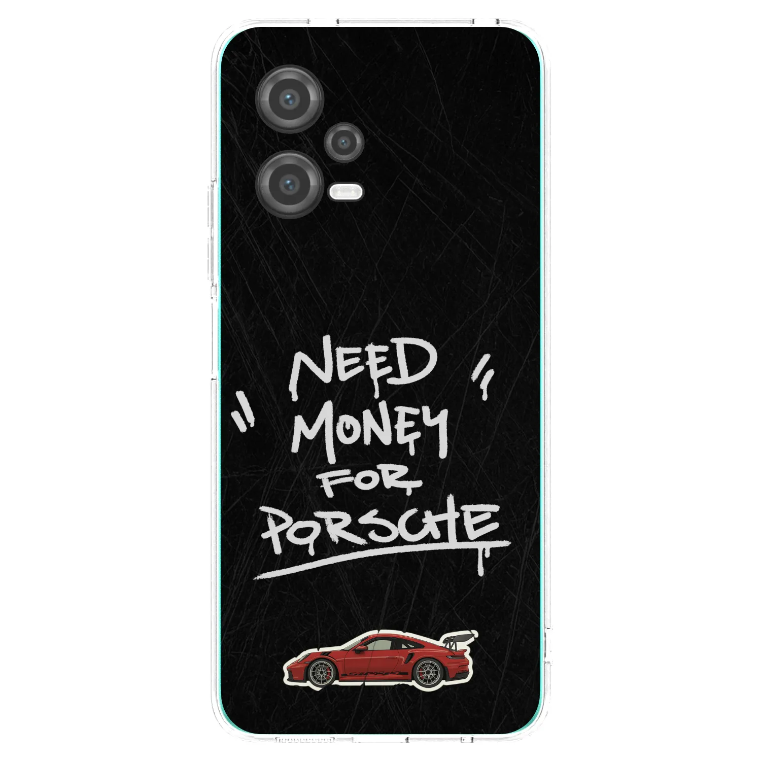 Picasee silikonowe przeźroczyste etui na Xiaomi Poco X5 - Dark Racer