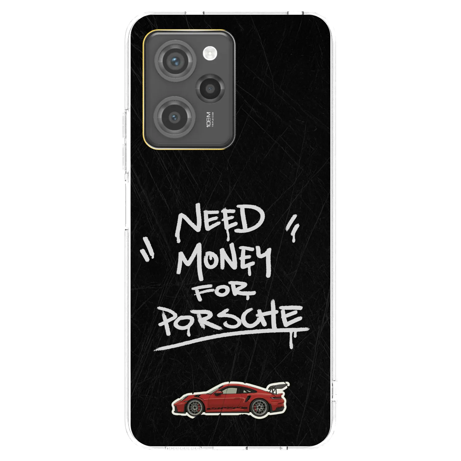 Picasee silikonowe przeźroczyste etui na Xiaomi Poco X5 Pro - Dark Racer