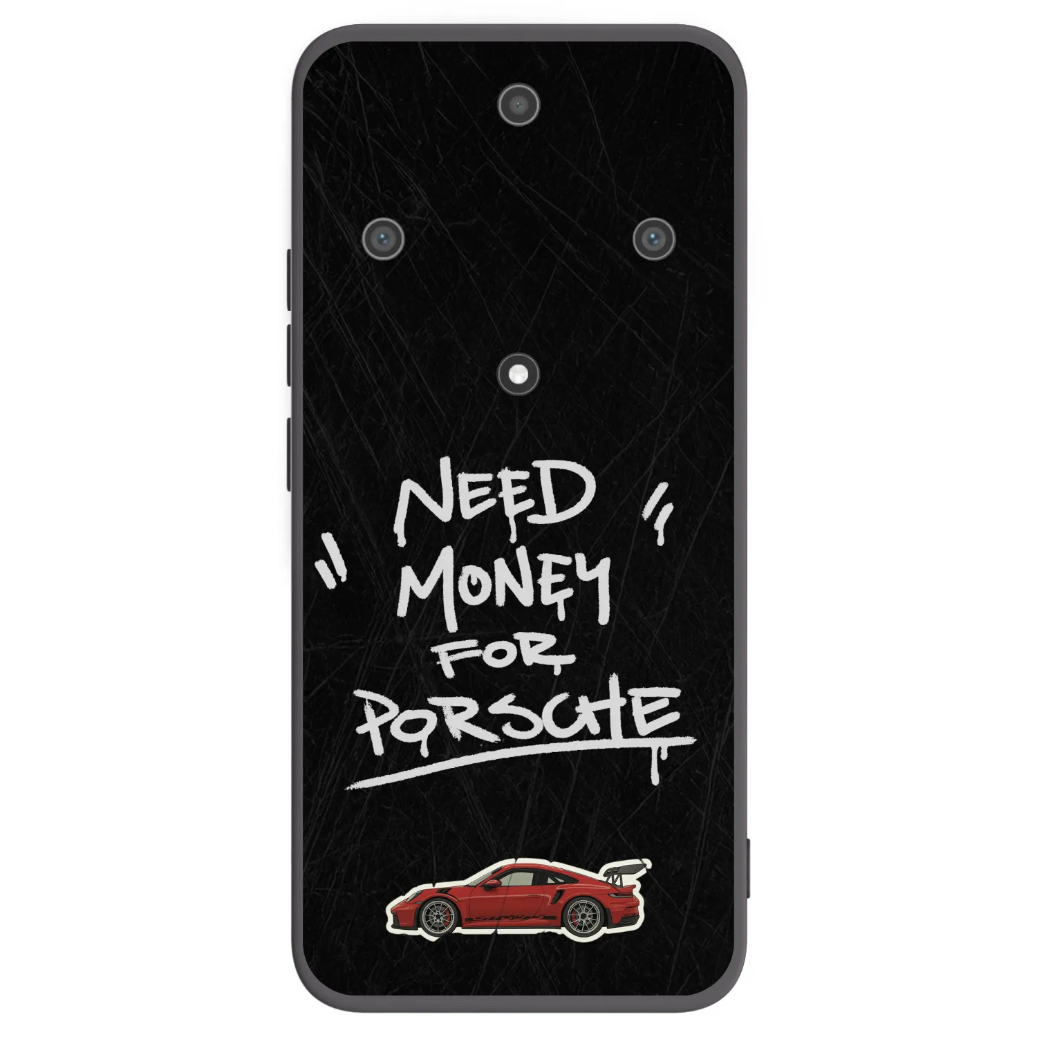 Picasee silikonowe czarne etui na Honor Magic5 Lite 5G - Dark Racer