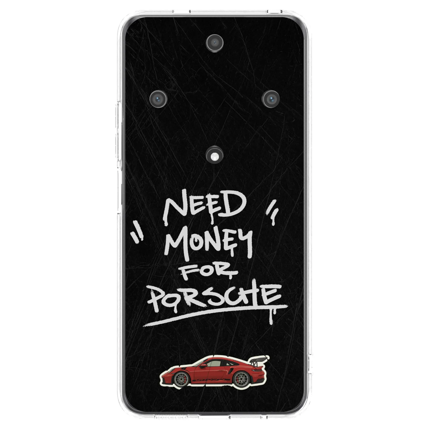Picasee silikonowe przeźroczyste etui na Honor Magic5 Lite 5G - Dark Racer