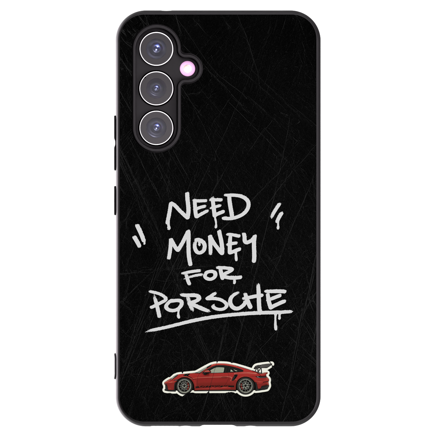 Picasee silikonowe czarne etui na Samsung Galaxy A54 5G A546B - Dark Racer
