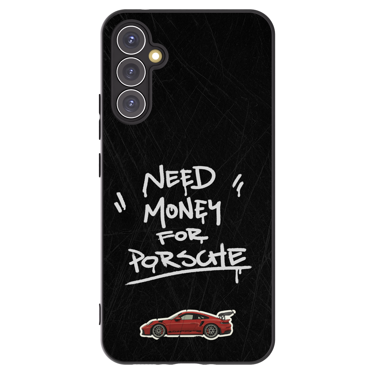 Picasee silikonowe czarne etui na Samsung Galaxy A34 5G A346B - Dark Racer