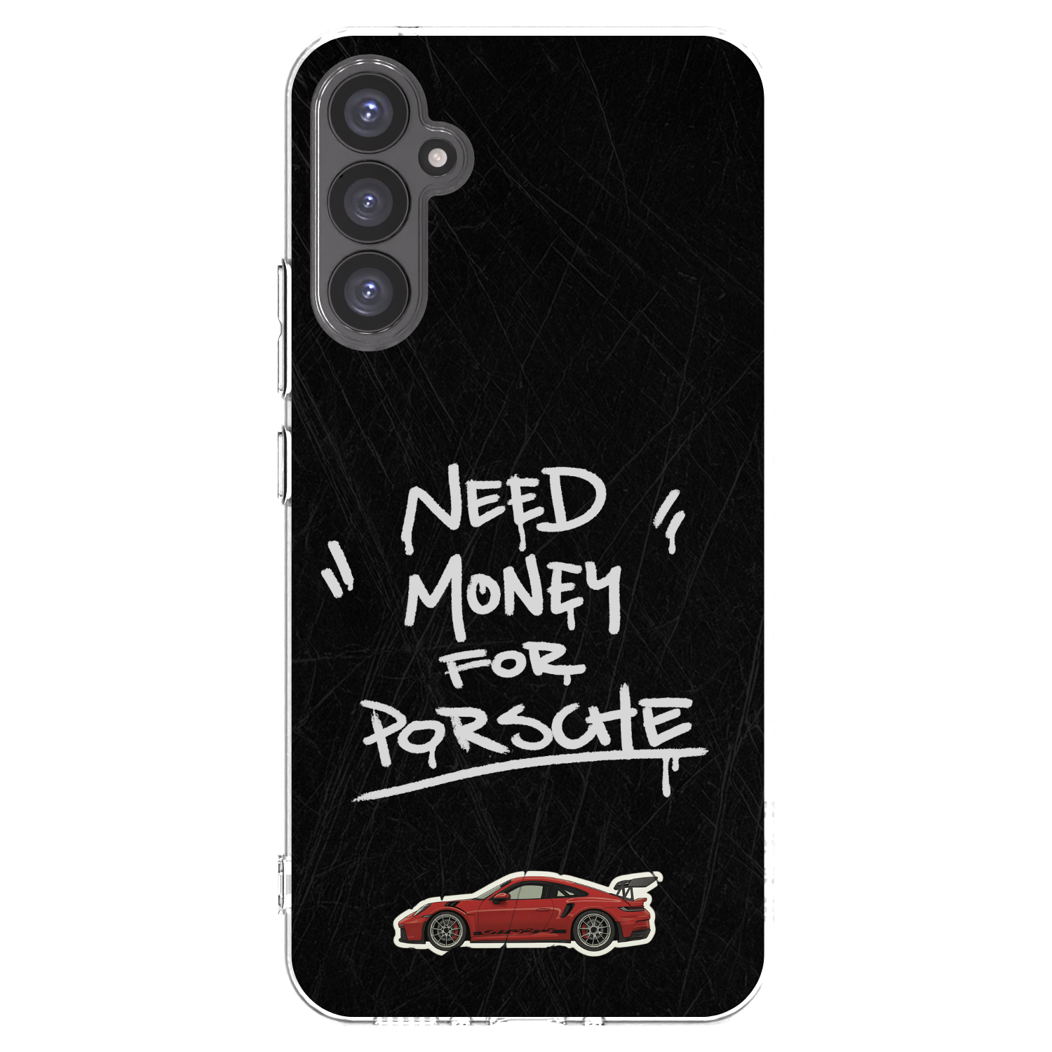 Picasee silikonowe przeźroczyste etui na Samsung Galaxy A34 5G A346B - Dark Racer