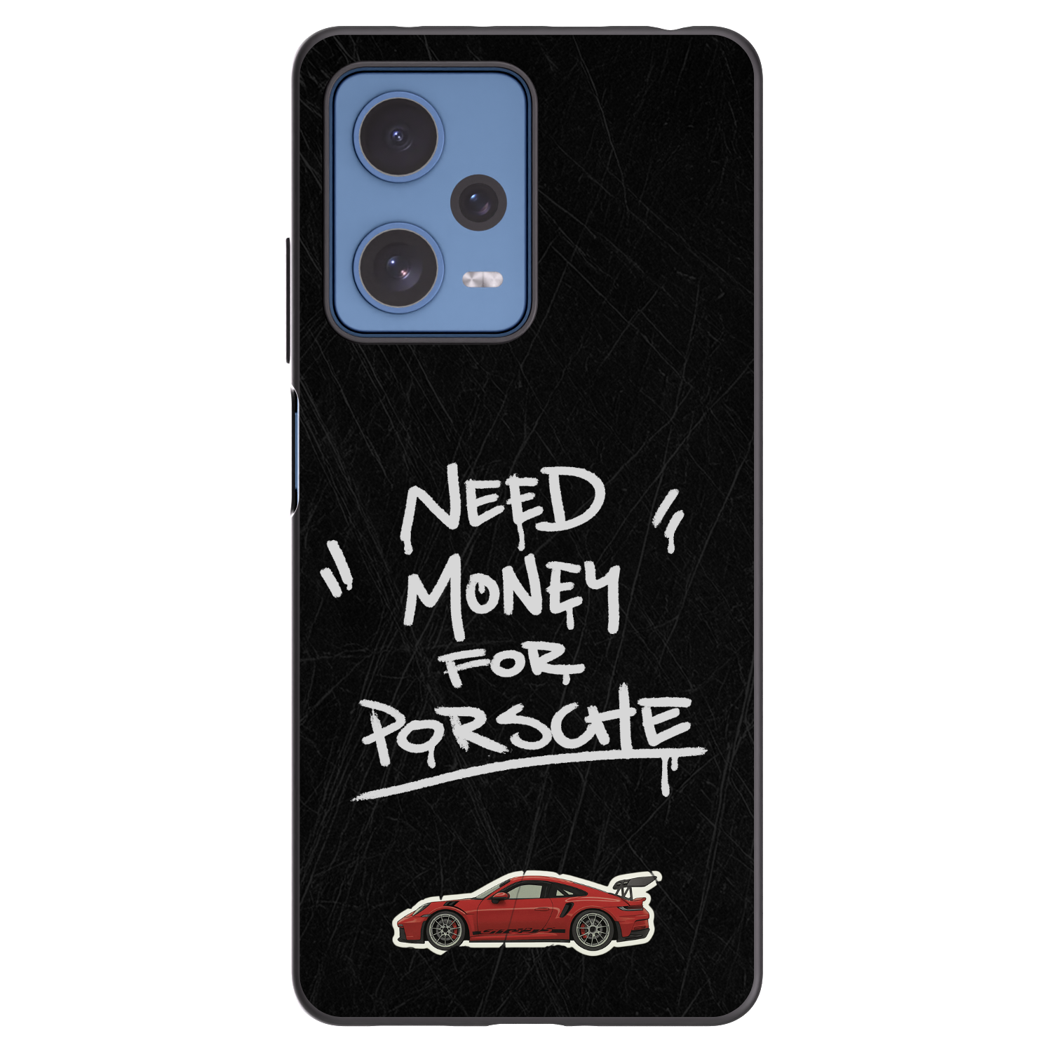 Picasee silikonowe czarne etui na Xiaomi Redmi Note 12 Pro 5G - Dark Racer