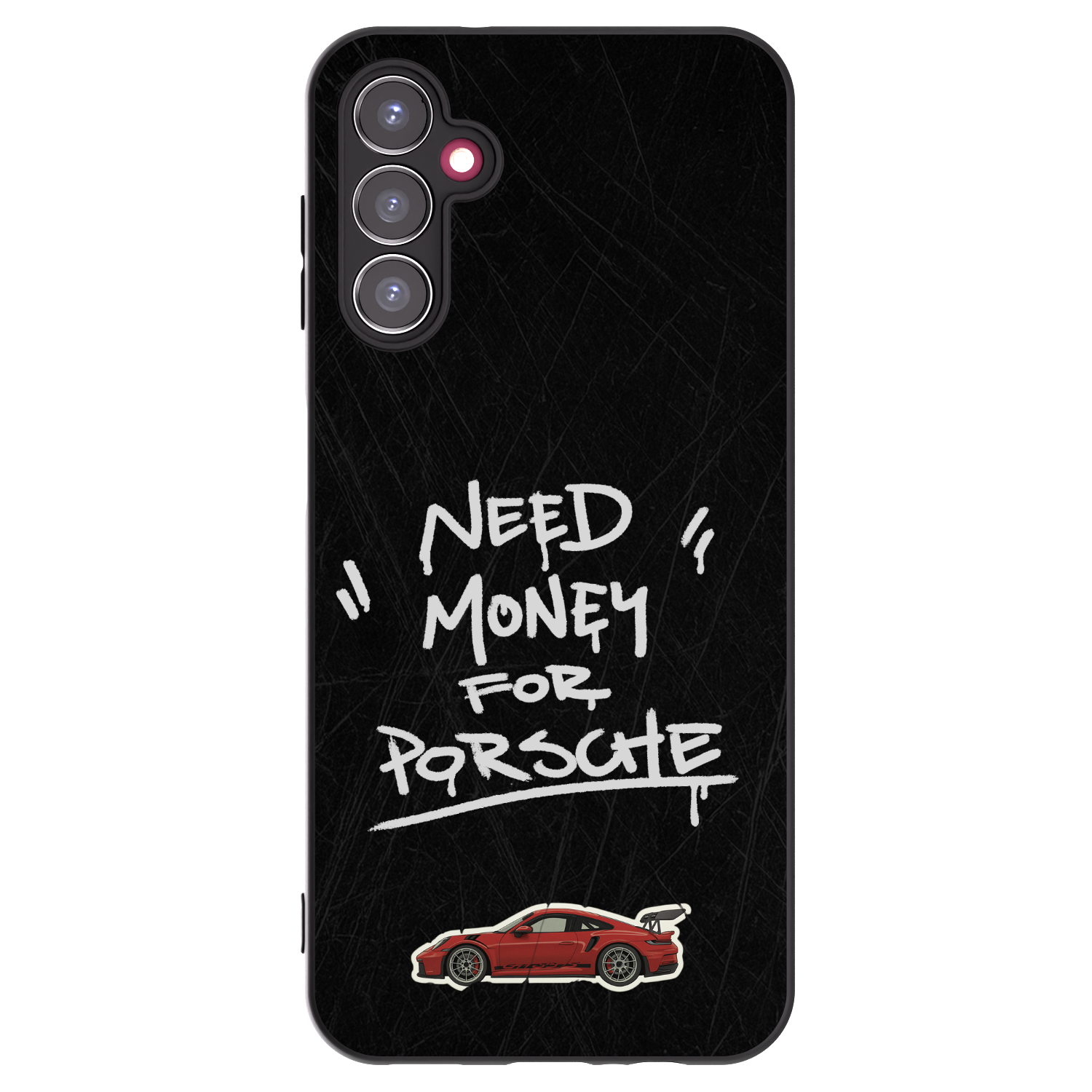Picasee silikonowe czarne etui na Samsung Galaxy A14 4G A145R - Dark Racer
