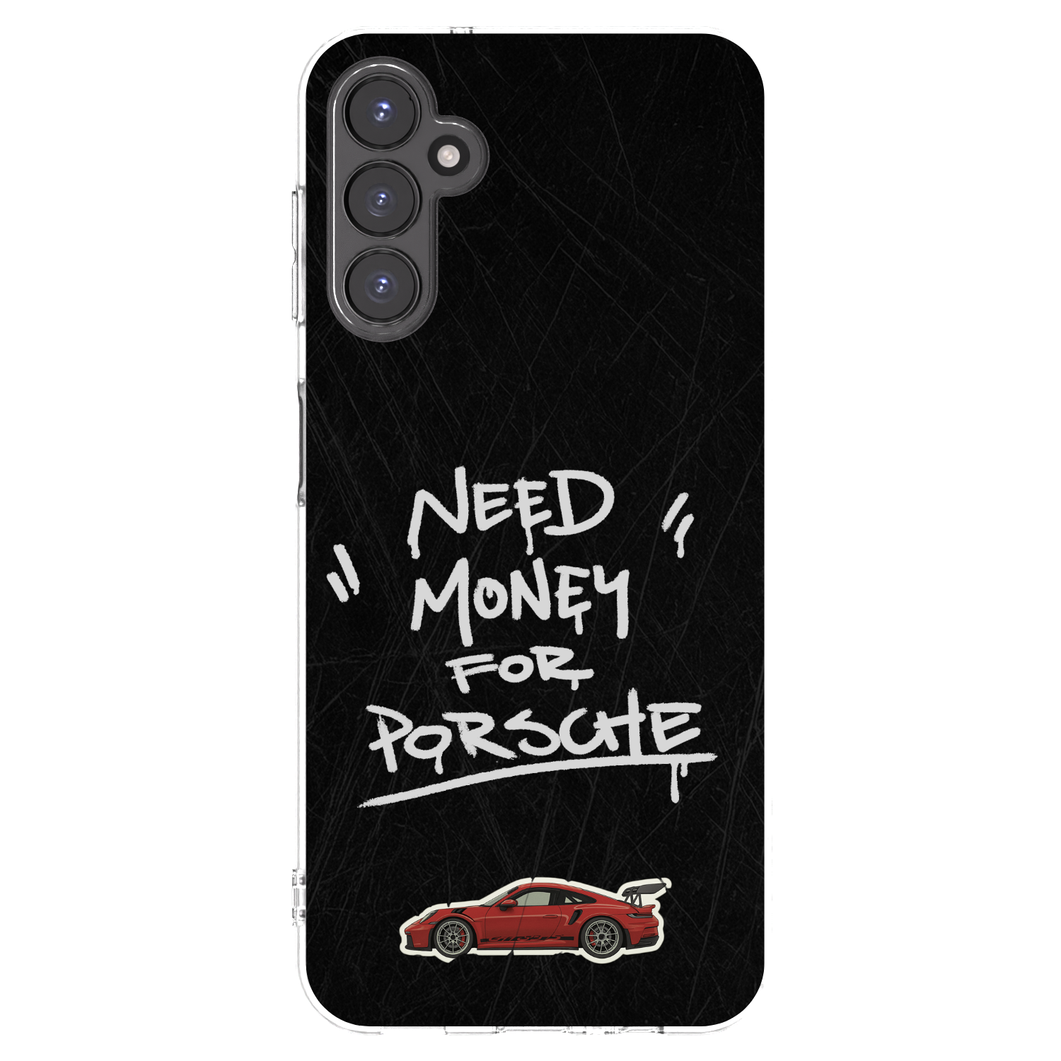 Picasee silikonowe przeźroczyste etui na Samsung Galaxy A14 5G A146P - Dark Racer