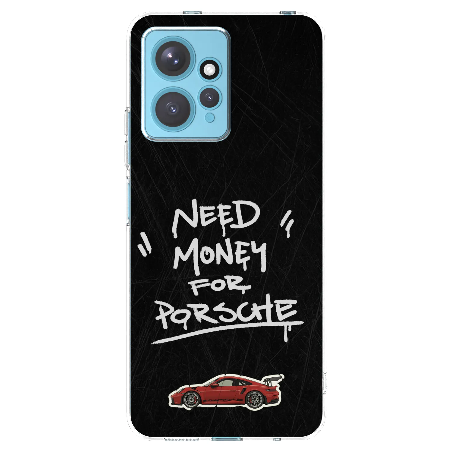 Picasee silikonowe przeźroczyste etui na Xiaomi Redmi Note 12 4G - Dark Racer