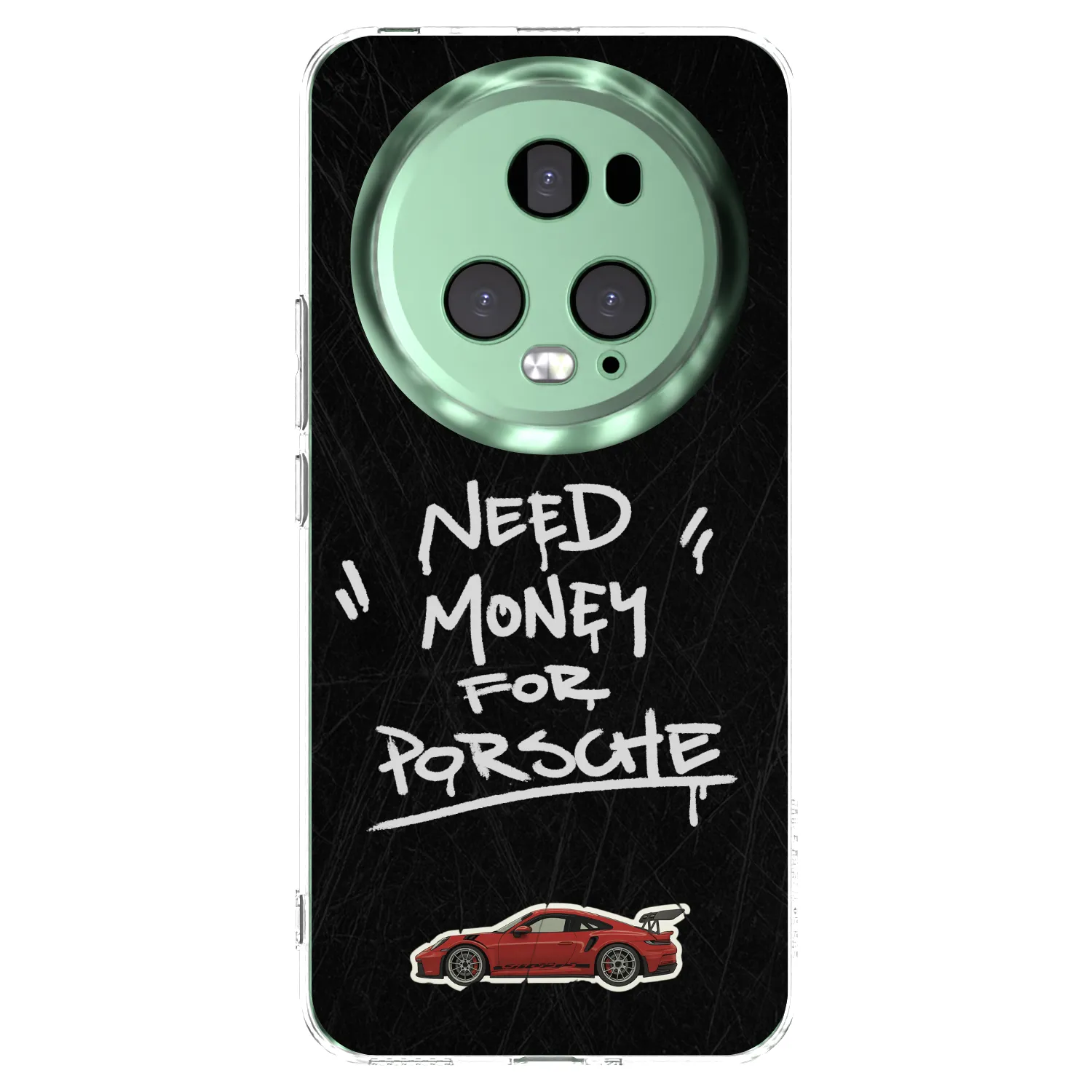 Picasee silikonowe przeźroczyste etui na Honor Magic5 Pro - Dark Racer