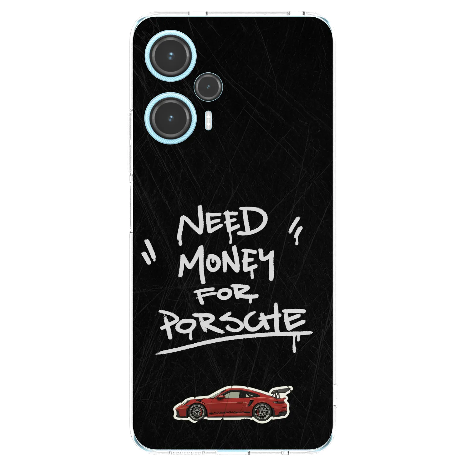 Picasee silikonowe przeźroczyste etui na Xiaomi Poco F5 - Dark Racer