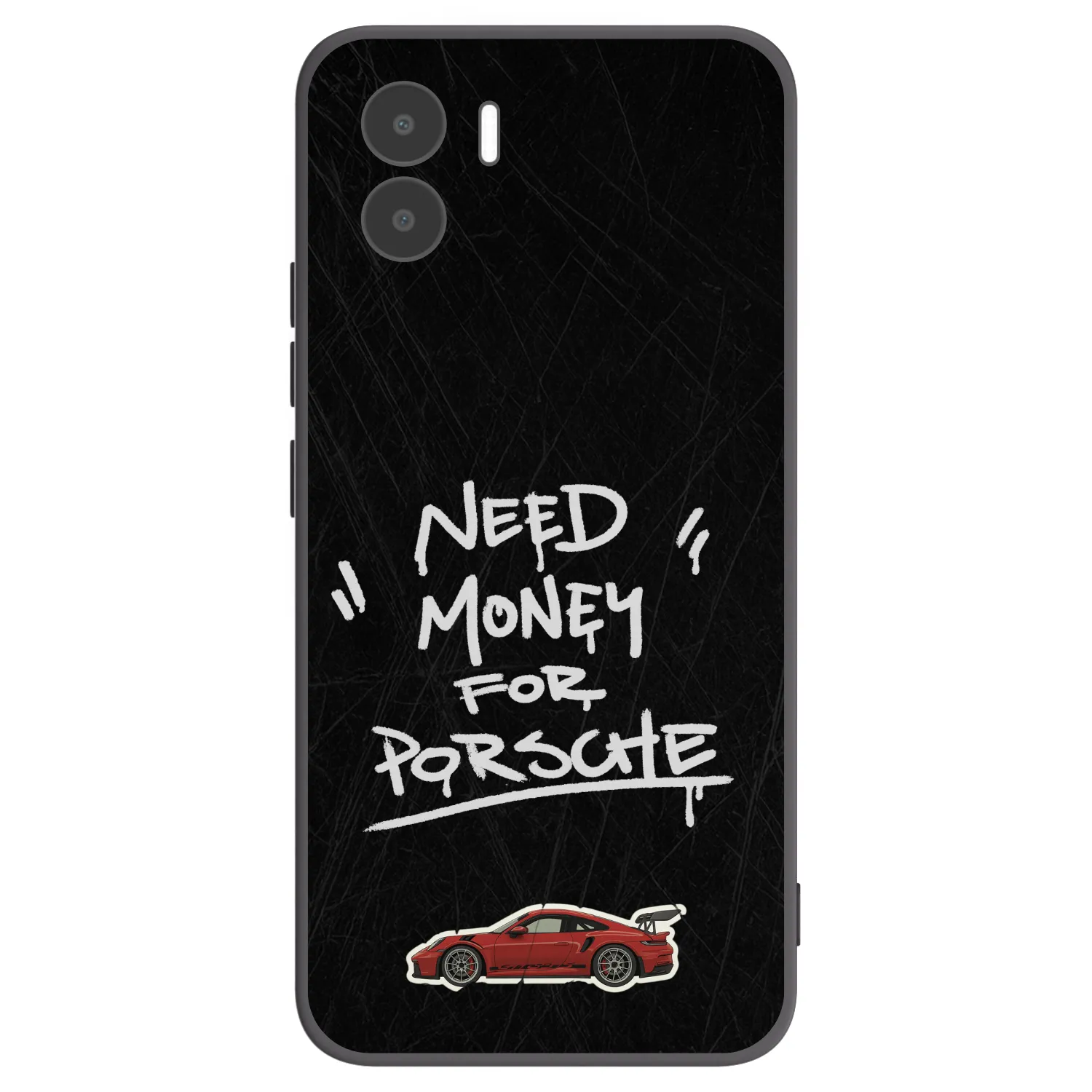 Picasee silikonowe czarne etui na Xiaomi Redmi A2 - Dark Racer