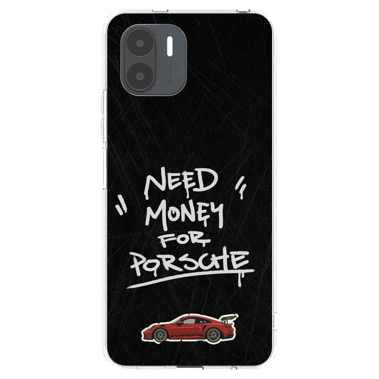 Picasee silikonowe przeźroczyste etui na Xiaomi Redmi A2 - Dark Racer