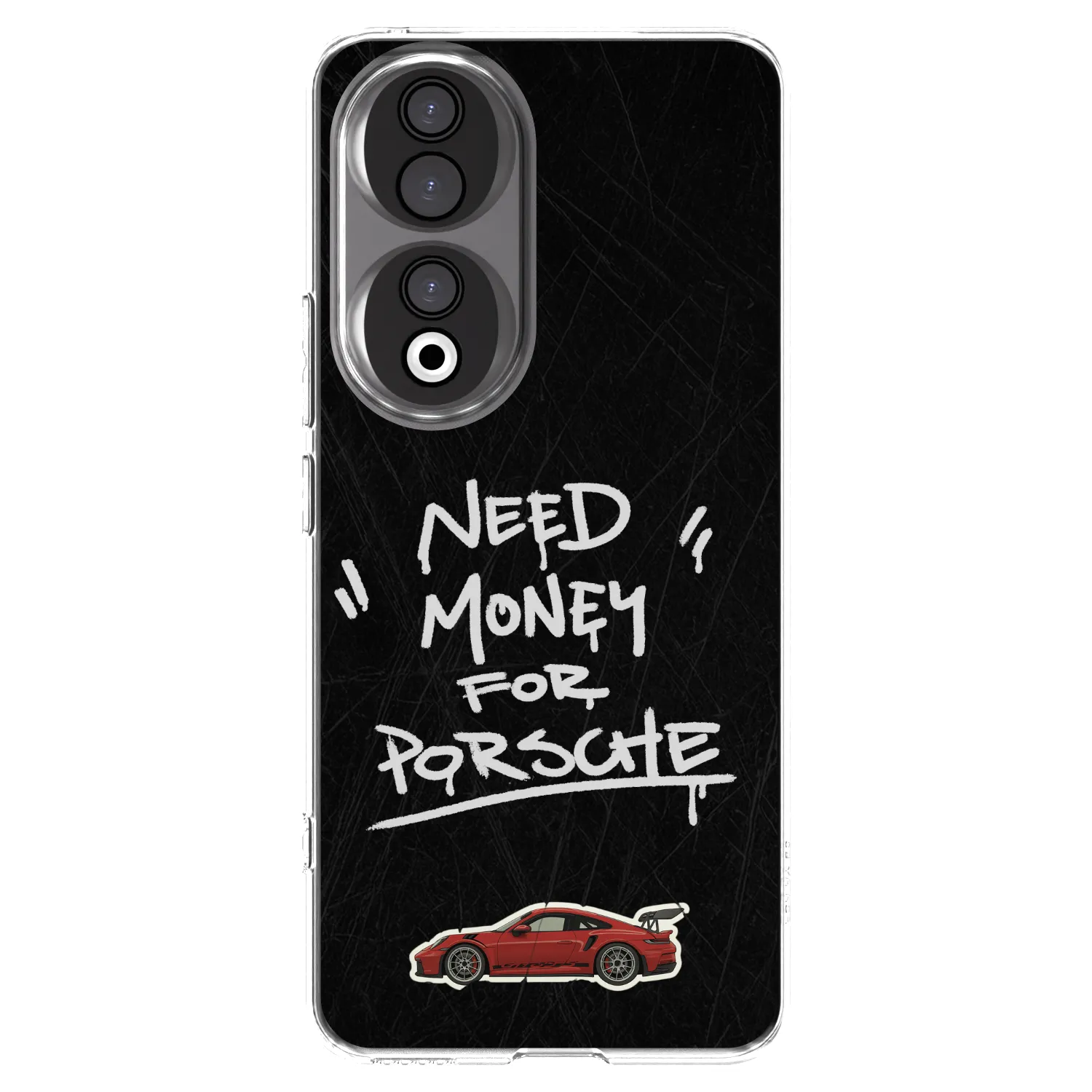 Picasee silikonowe przeźroczyste etui na Honor 90 5G - Dark Racer
