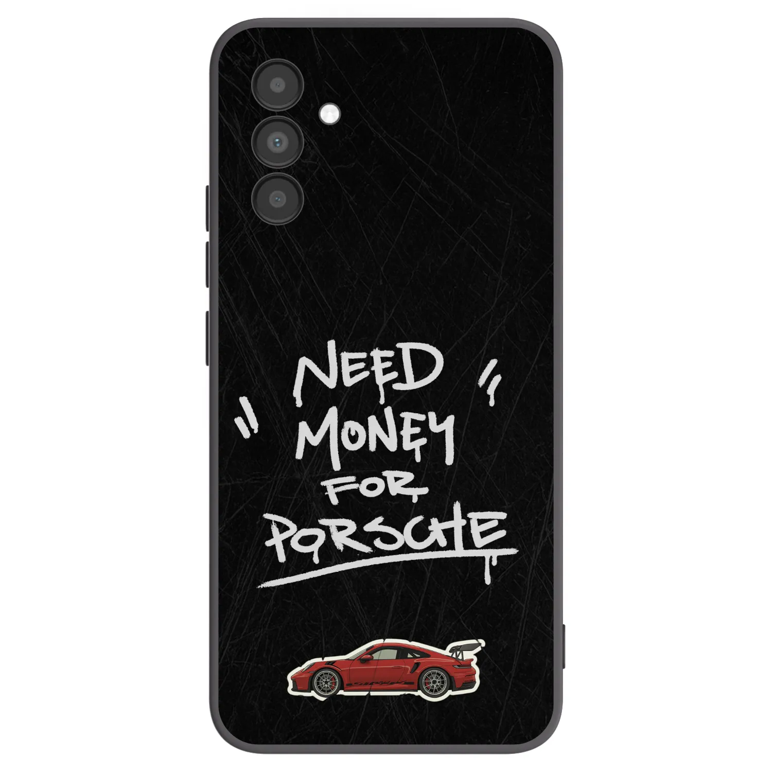 Picasee silikonowe czarne etui na Samsung Galaxy A04s A047F - Dark Racer