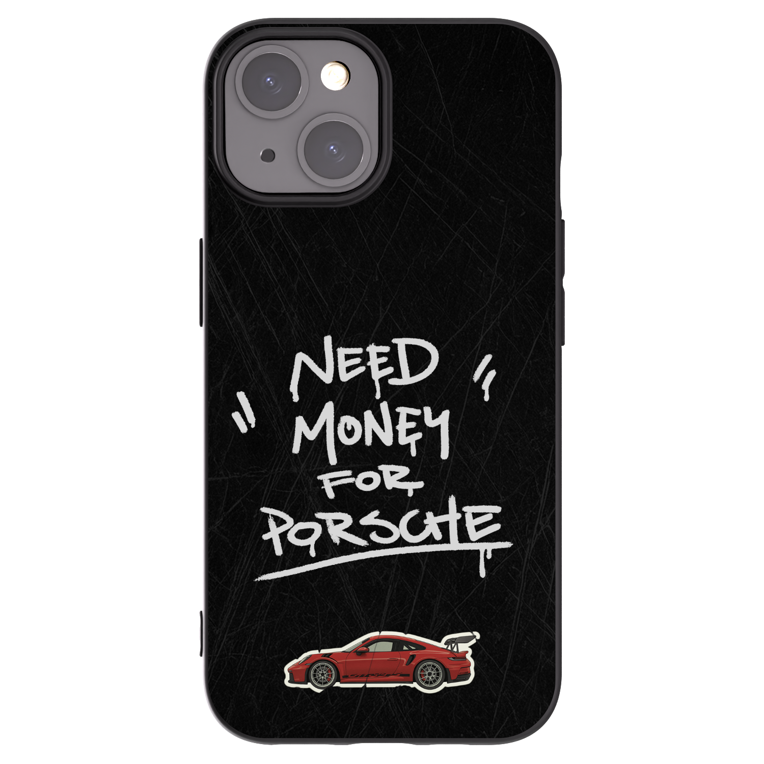 Picasee silikonowe czarne etui na Apple iPhone 15 - Dark Racer