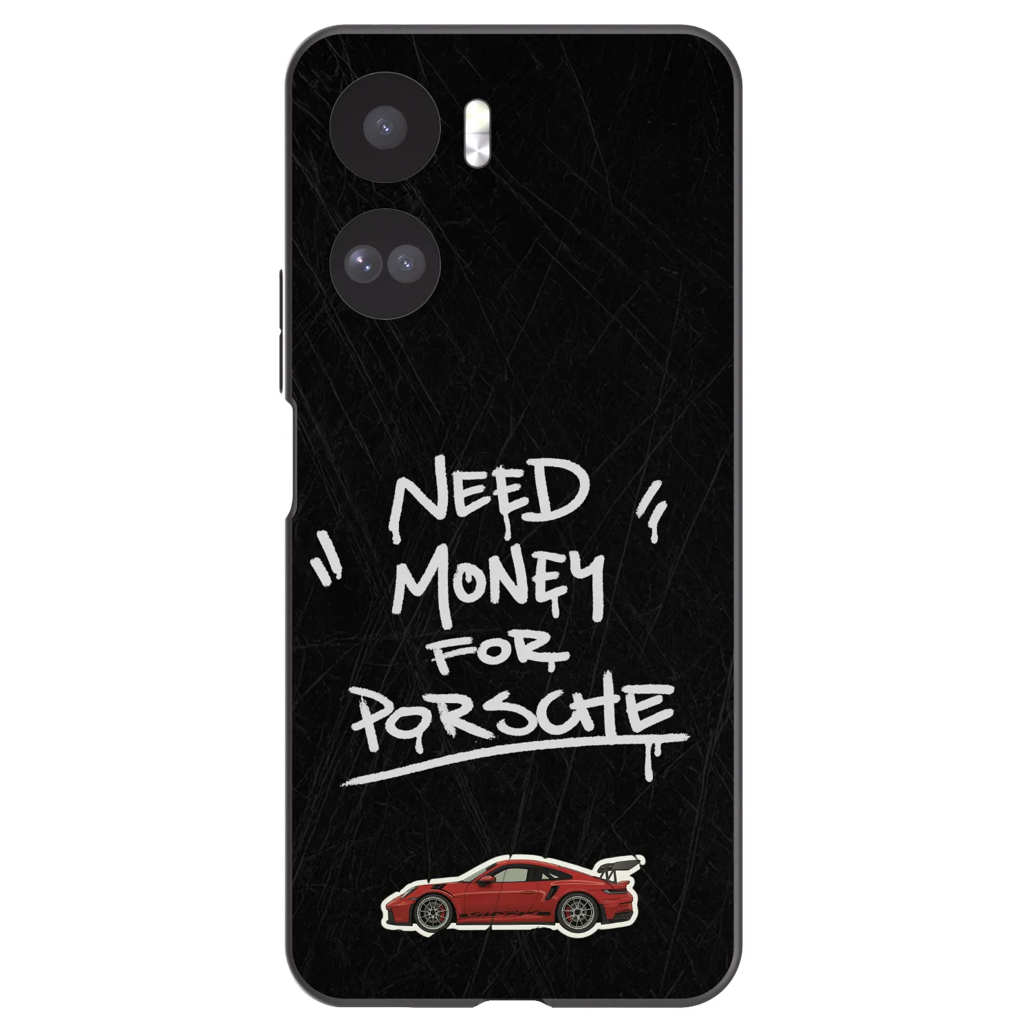 Picasee silikonowe czarne etui na Honor 90 Lite 5G - Dark Racer