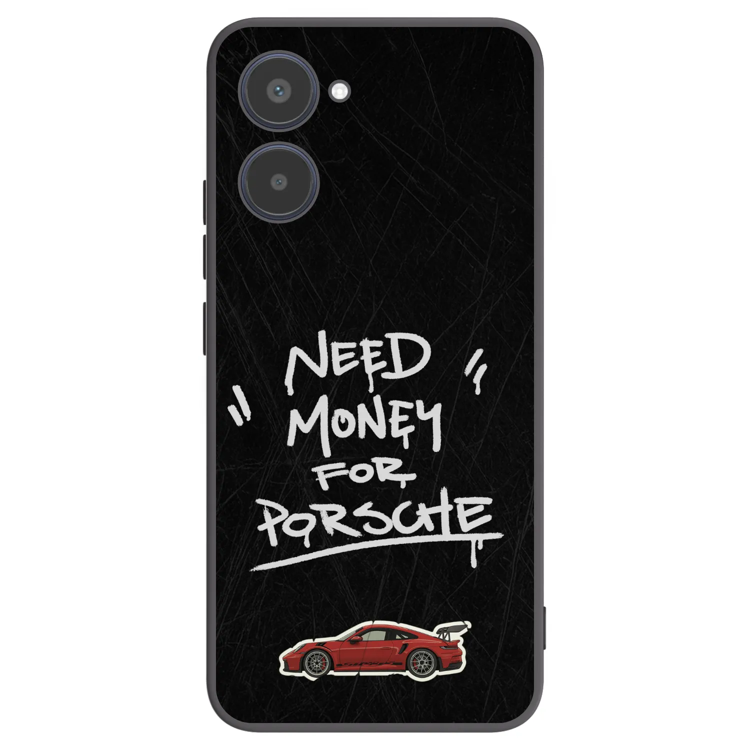 Picasee silikonowe czarne etui na Realme 10 4G - Dark Racer