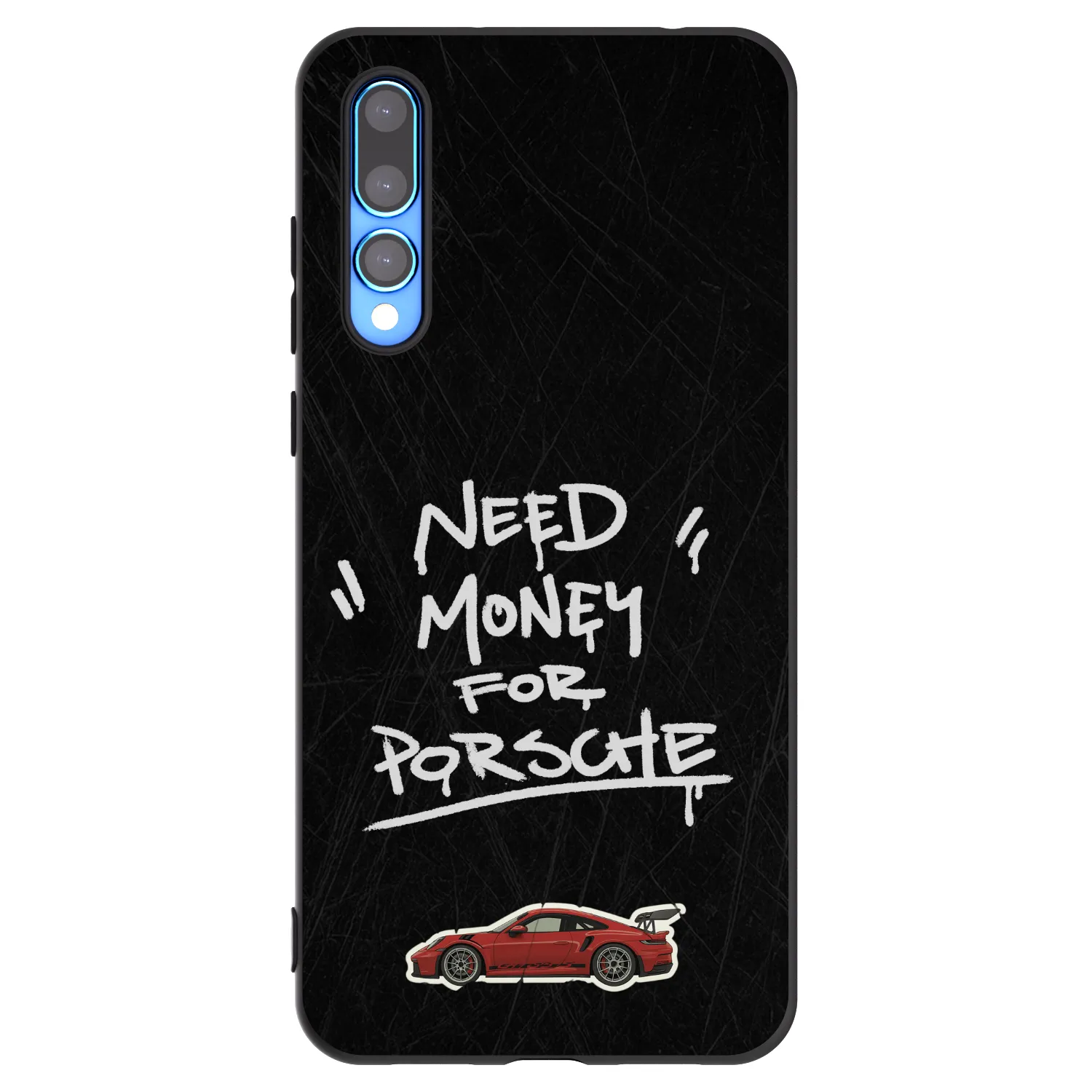 Picasee silikonowe czarne etui na Huawei P20 Pro - Dark Racer