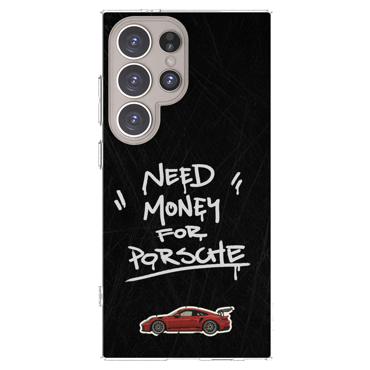 Picasee silikonowe przeźroczyste etui na Samsung Galaxy S24 Ultra S928B 5G - Dark Racer