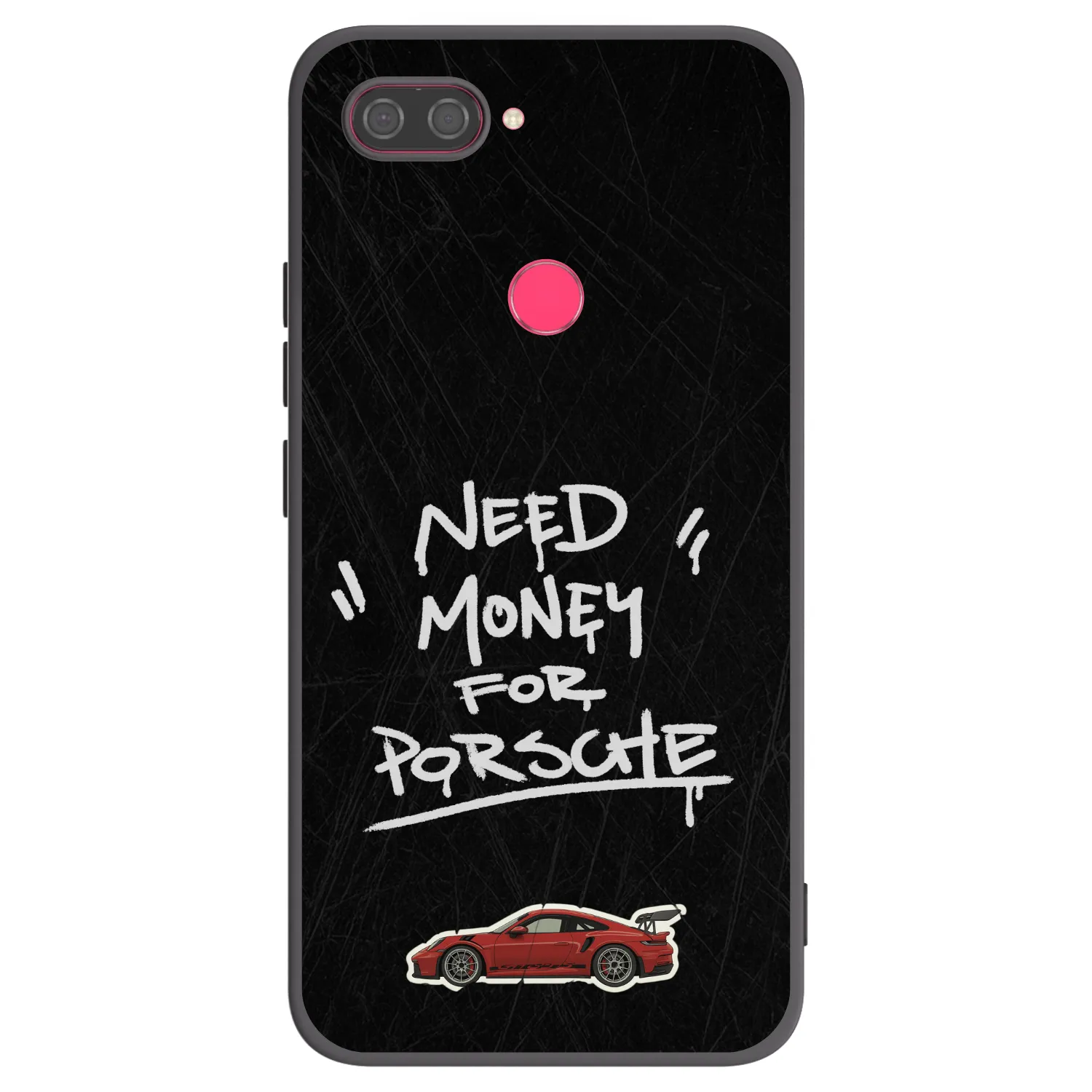 Picasee silikonowe czarne etui na Xiaomi Mi 8 Lite - Dark Racer