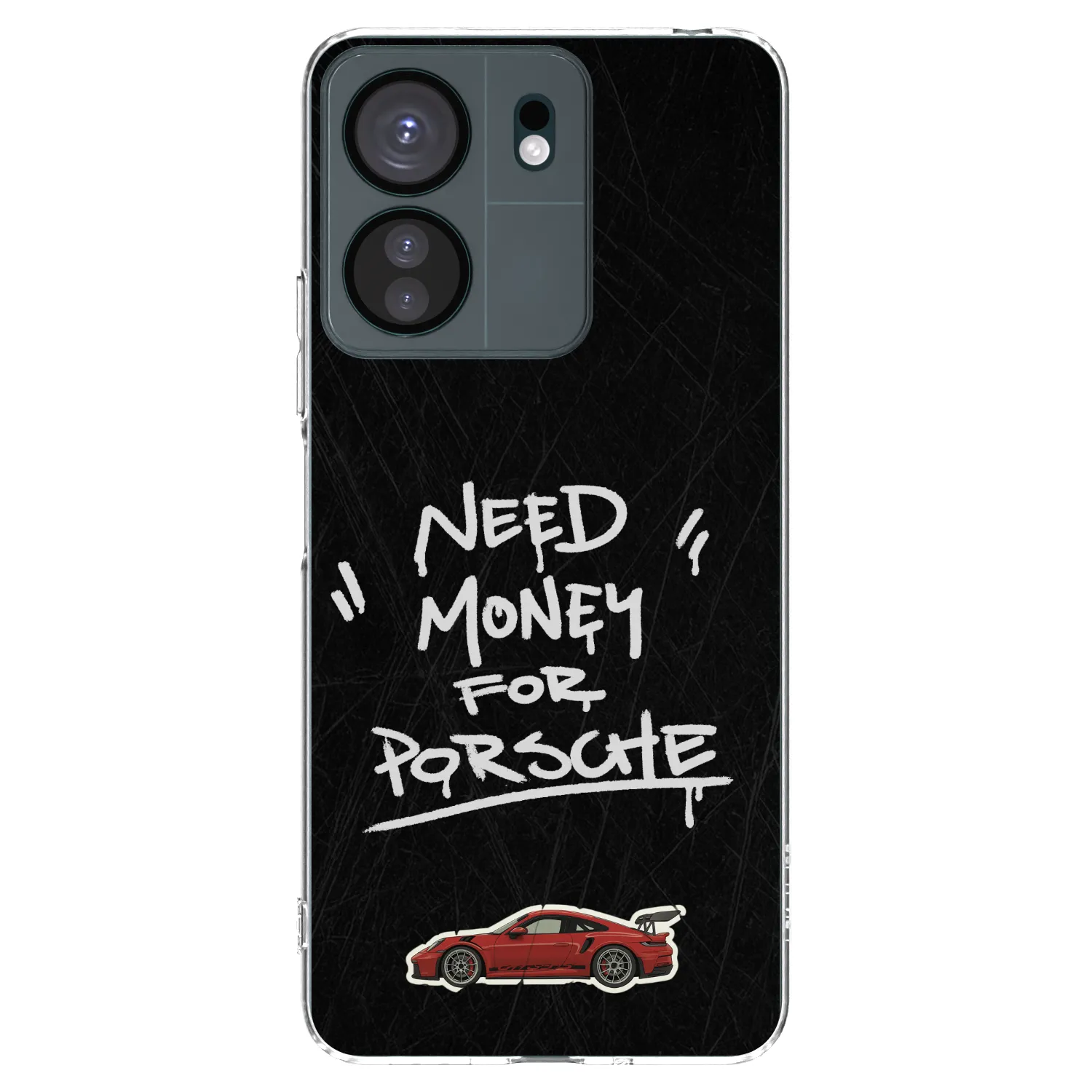 Picasee silikonowe przeźroczyste etui na Xiaomi Redmi 13C 4G - Dark Racer