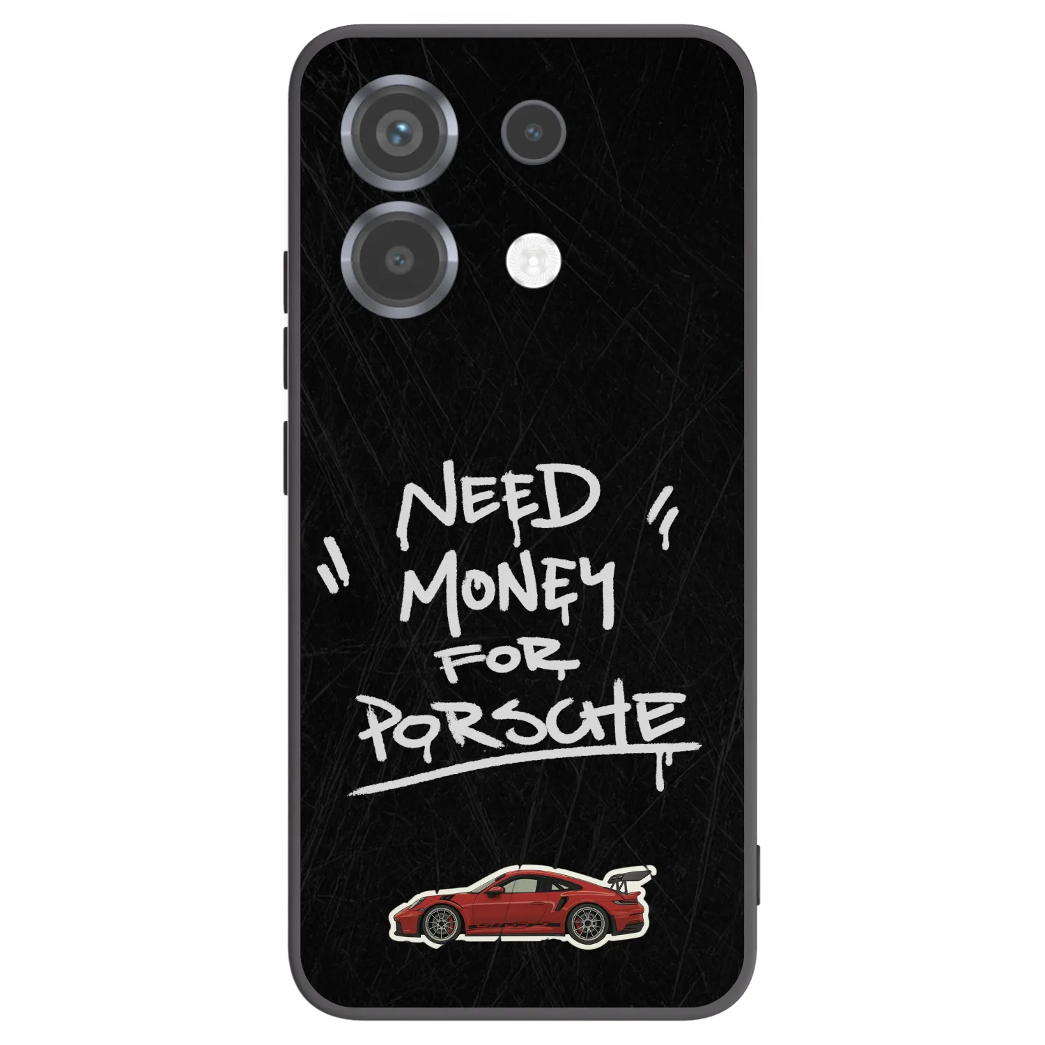 Picasee silikonowe czarne etui na Xiaomi Poco X6 - Dark Racer