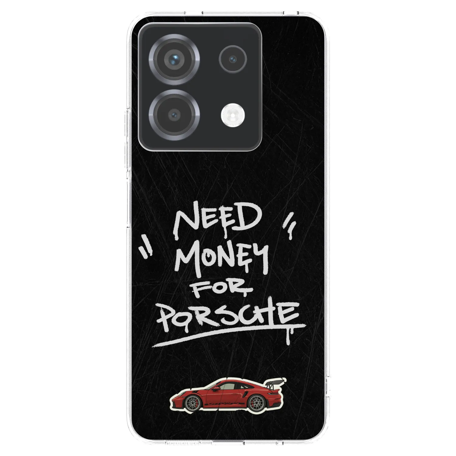 Picasee silikonowe przeźroczyste etui na Xiaomi Poco X6 - Dark Racer