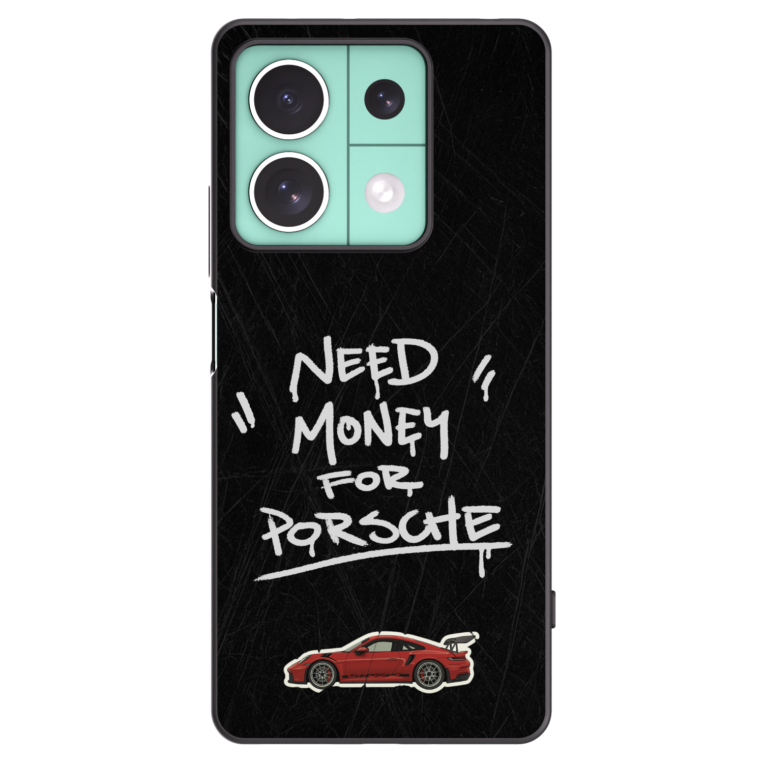 Picasee silikonowe czarne etui na Xiaomi Redmi Note 13 5G - Dark Racer