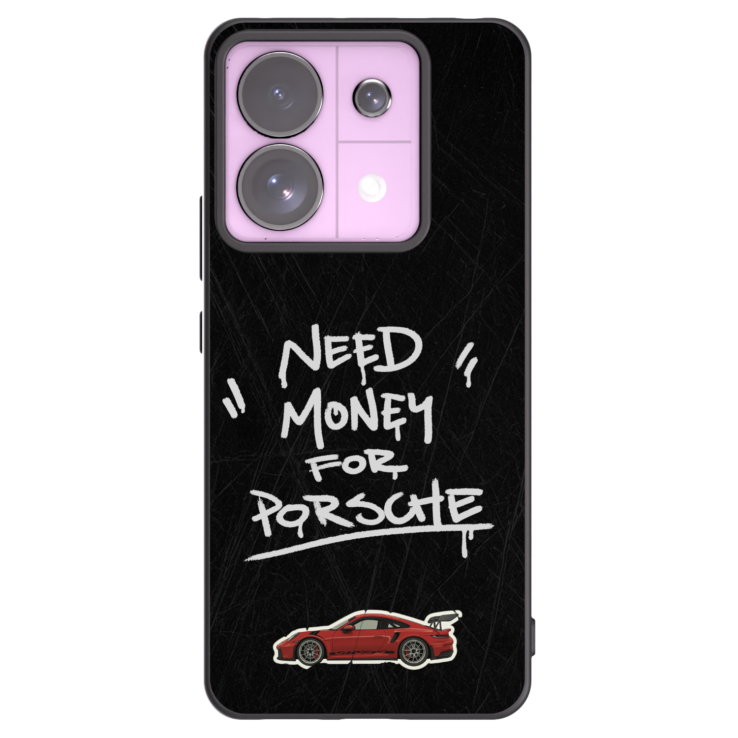 Picasee silikonowe czarne etui na Xiaomi Redmi Note 13 Pro 5G - Dark Racer