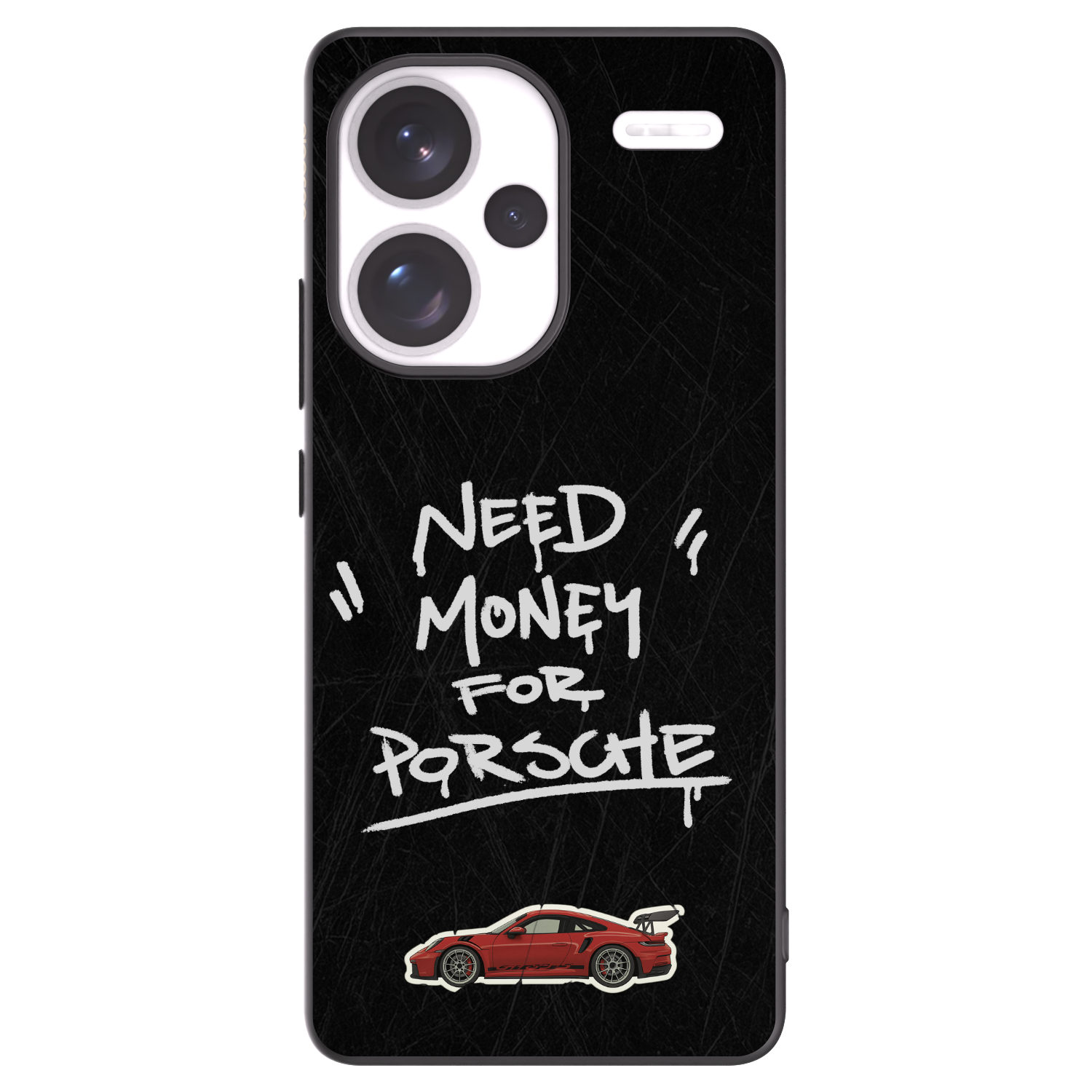 Picasee silikonowe czarne etui na Xiaomi Redmi Note 13 Pro+ 5G - Dark Racer