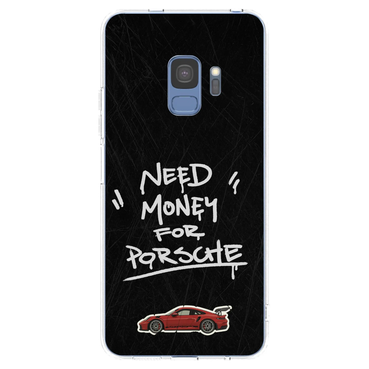 Picasee silikonowe przeźroczyste etui na Samsung Galaxy S9 G960F - Dark Racer