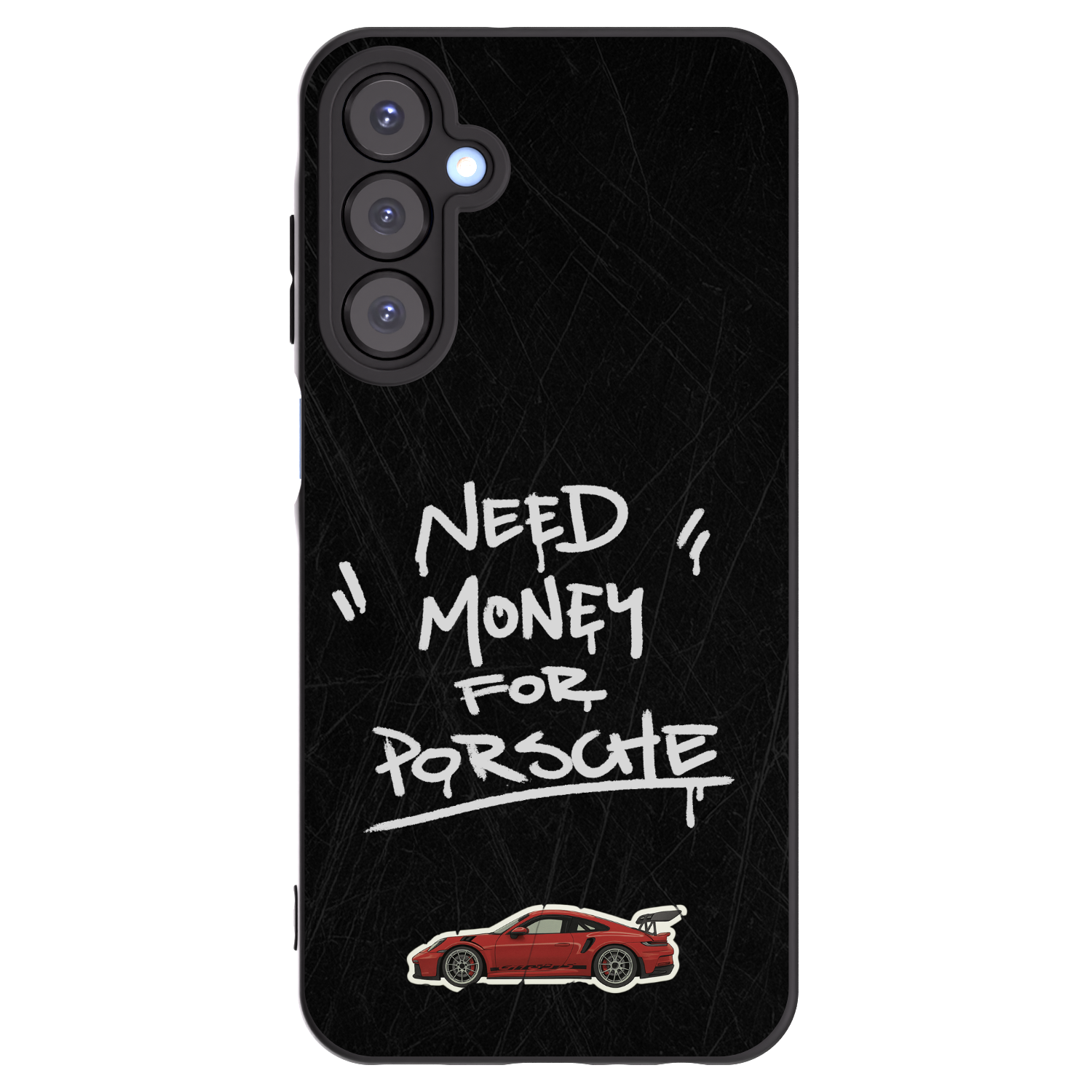Picasee silikonowe czarne etui na Samsung Galaxy A25 A256B 5G - Dark Racer