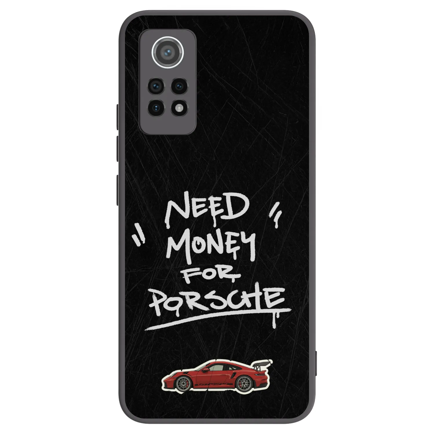 Picasee silikonowe czarne etui na Xiaomi Redmi Note 12 Pro 4G - Dark Racer