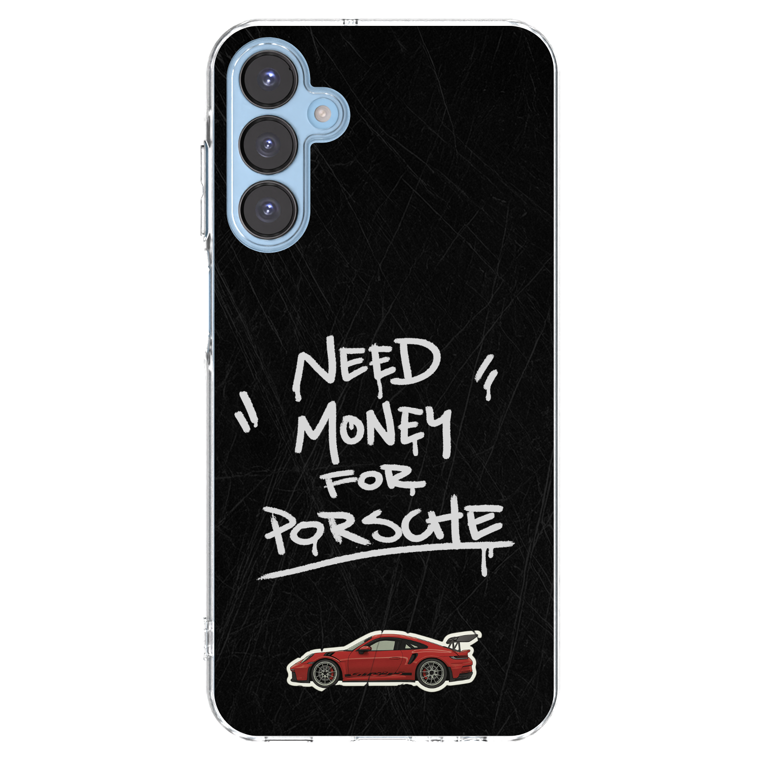 Picasee silikonowe przeźroczyste etui na Samsung Galaxy A15 A156B 5G - Dark Racer