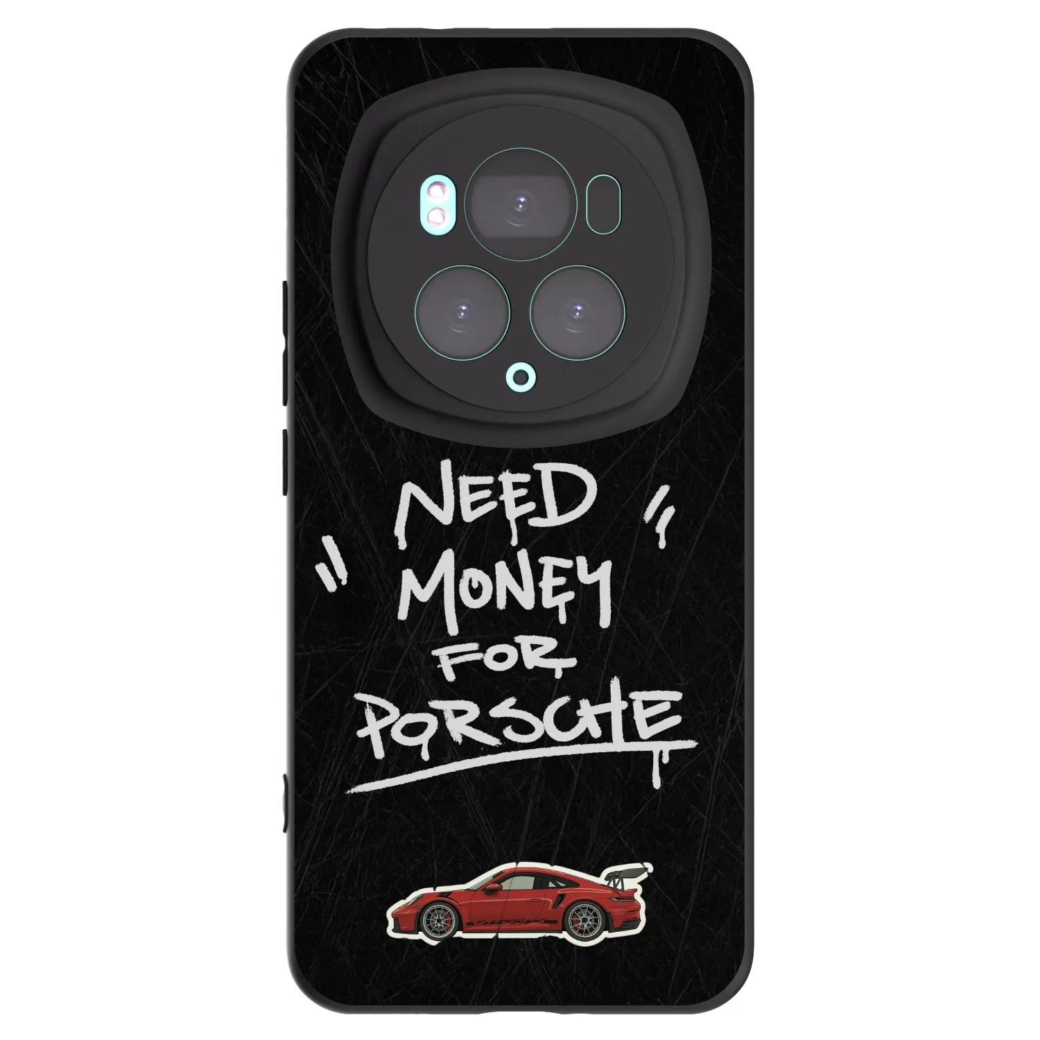 Picasee silikonowe czarne etui na Honor Magic6 Pro - Dark Racer