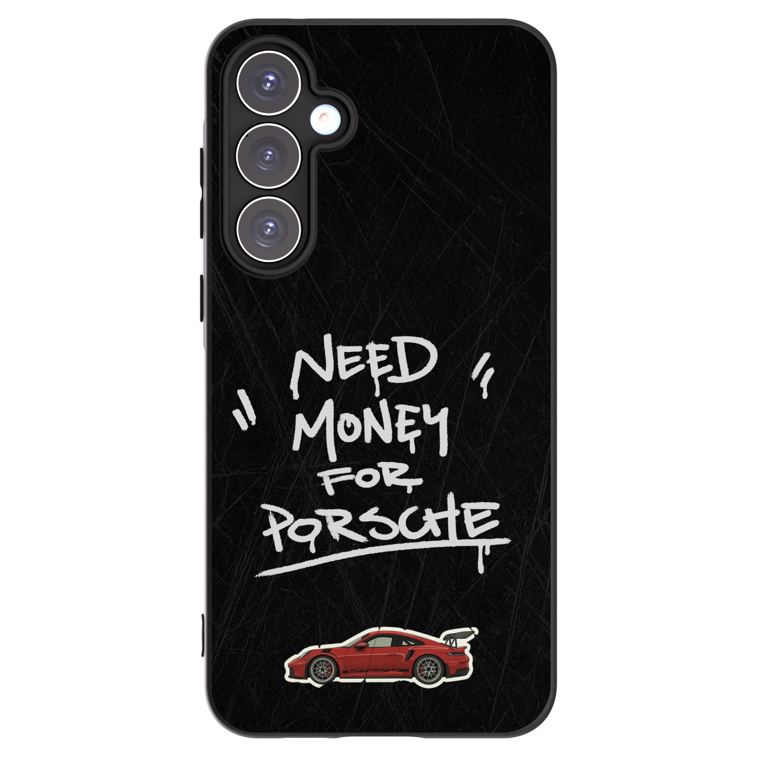 Picasee silikonowe czarne etui na Samsung Galaxy A55 5G A556B - Dark Racer