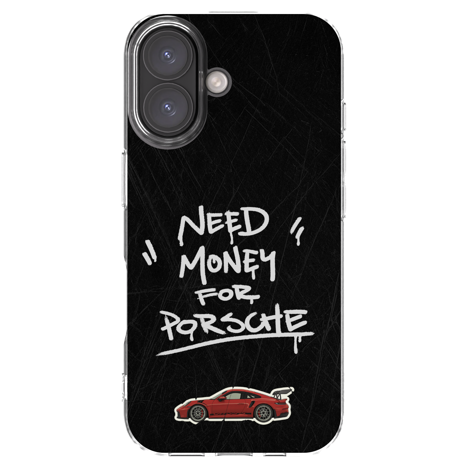 Picasee silikonowe przeźroczyste etui na Apple iPhone 16 - Dark Racer