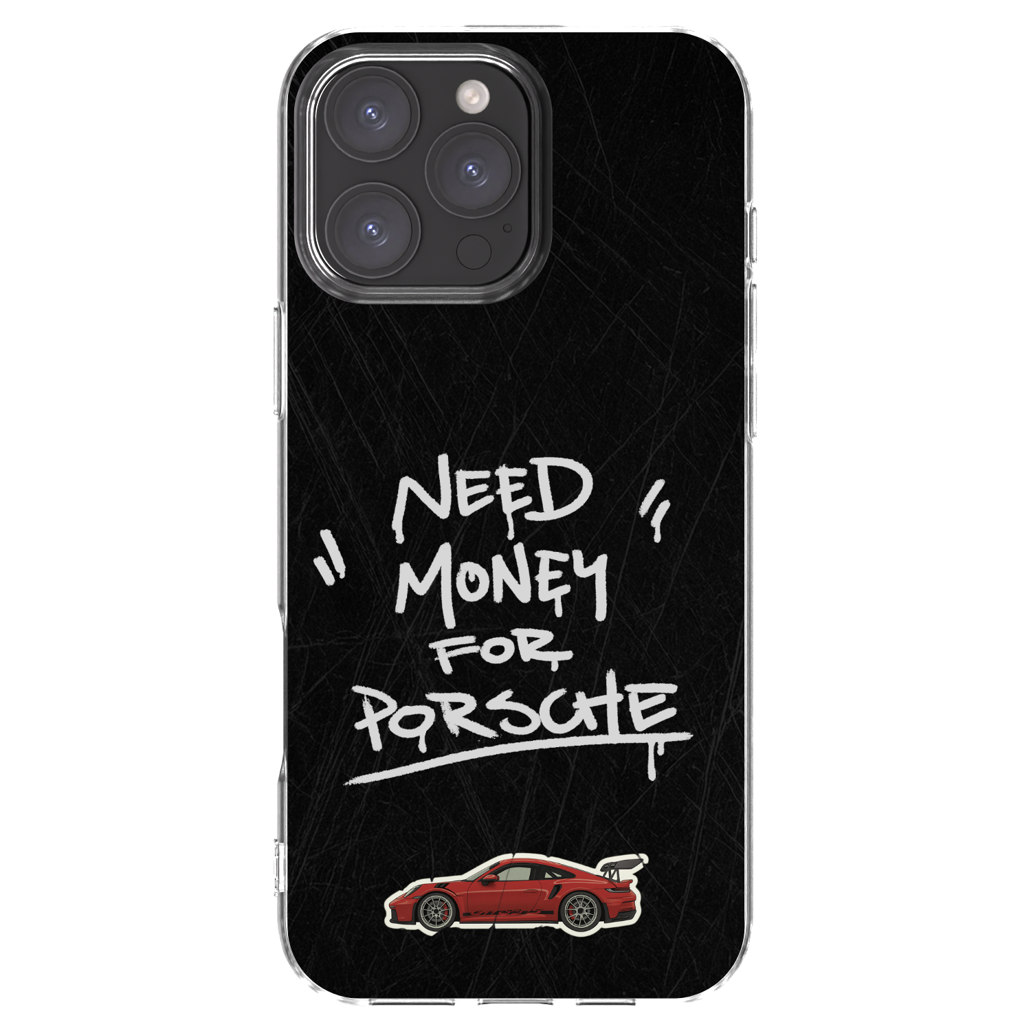 Picasee silikonowe przeźroczyste etui na Apple iPhone 16 Pro Max - Dark Racer
