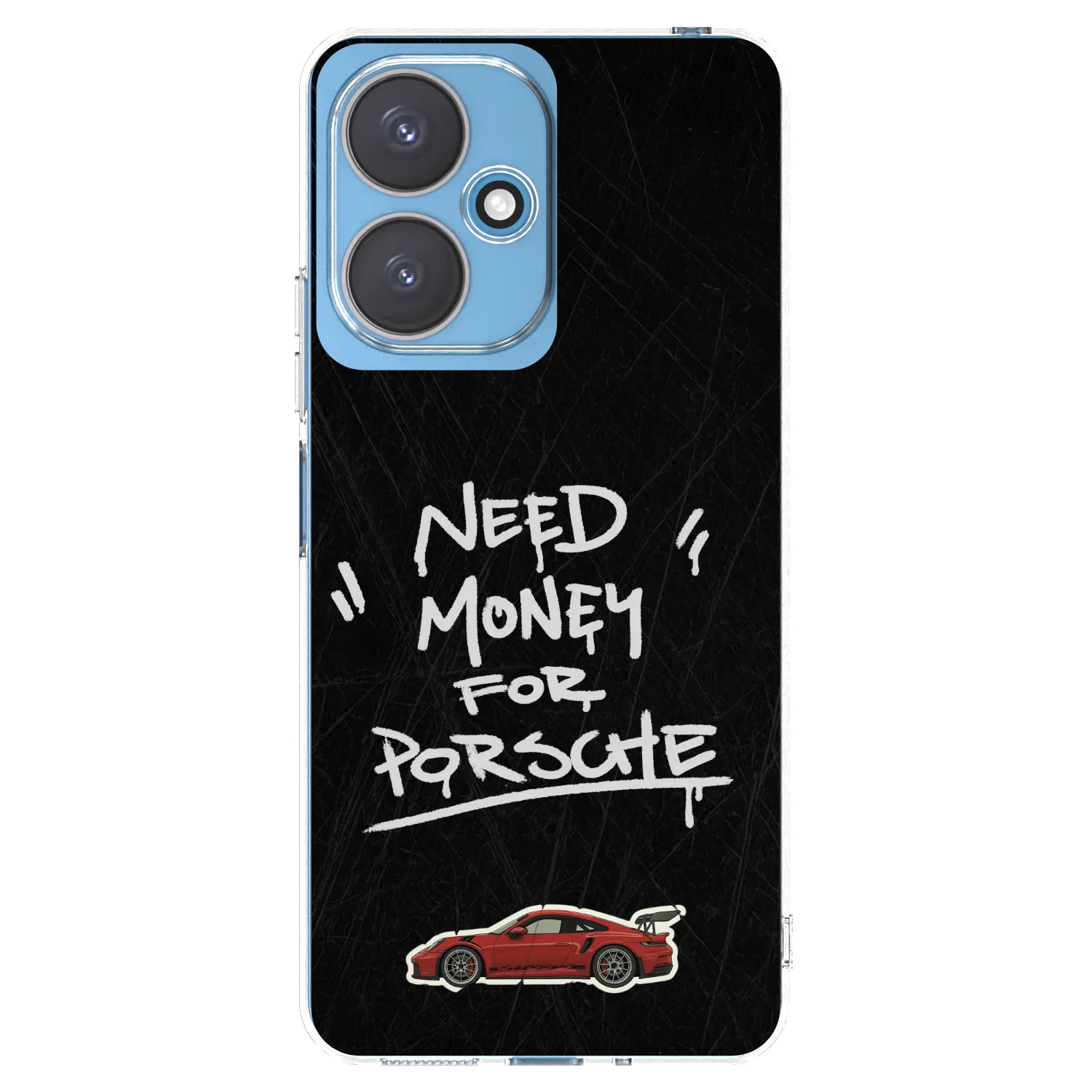 Picasee silikonowe przeźroczyste etui na Xiaomi Redmi 13C 5G - Dark Racer