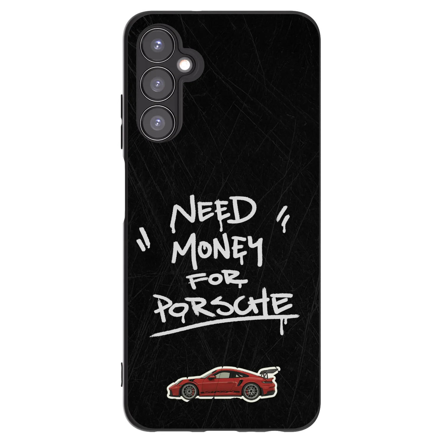 Picasee silikonowe czarne etui na Samsung Galaxy A05s A057G - Dark Racer
