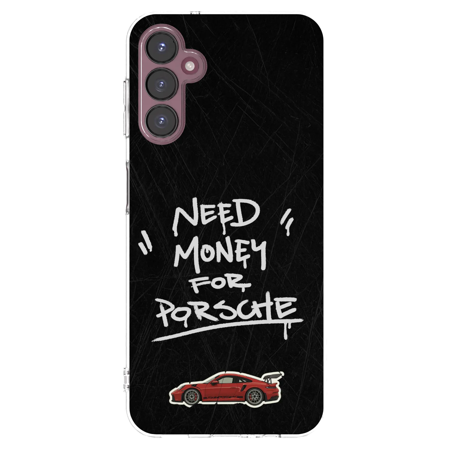 Picasee silikonowe przeźroczyste etui na Samsung Galaxy A05s A057G - Dark Racer