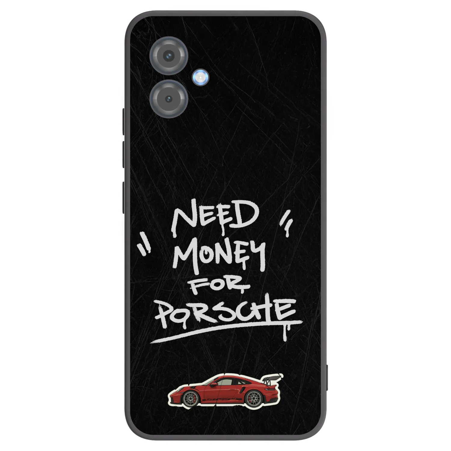 Picasee silikonowe czarne etui na Motorola Moto G14 - Dark Racer