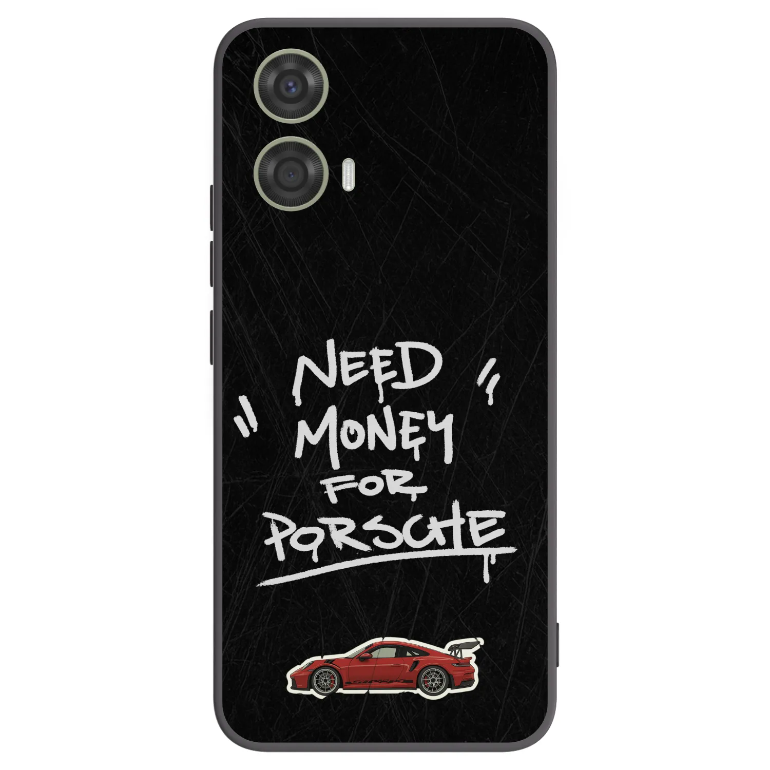 Picasee silikonowe czarne etui na Motorola Moto G24 - Dark Racer