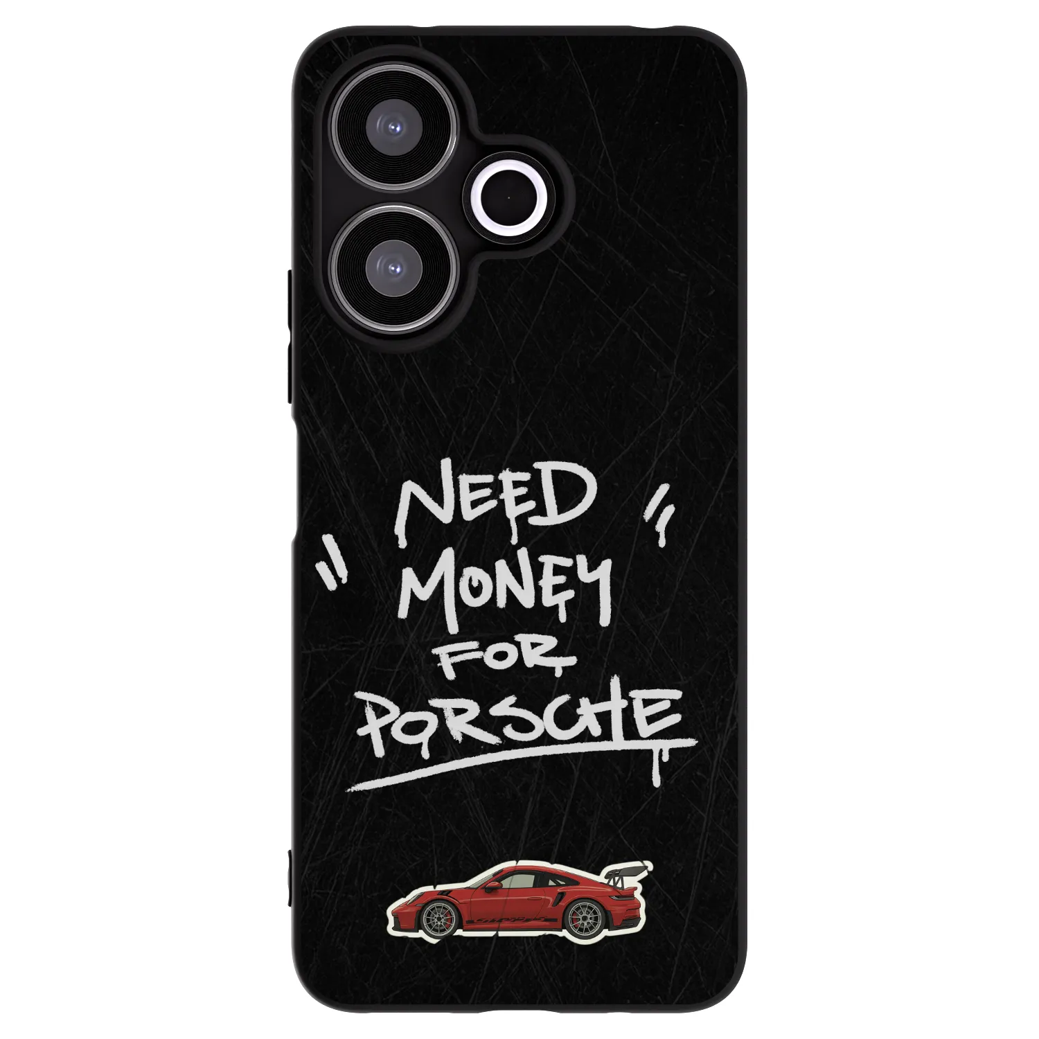 Picasee silikonowe czarne etui na Xiaomi Redmi 13 4G - Dark Racer