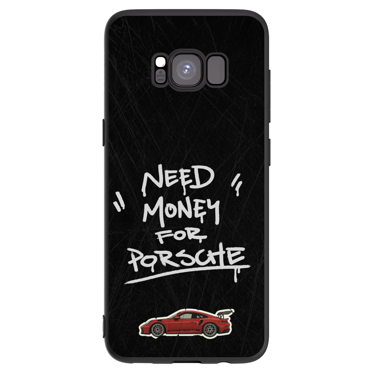 Picasee silikonowe czarne etui na Samsung Galaxy S8 G950F - Dark Racer