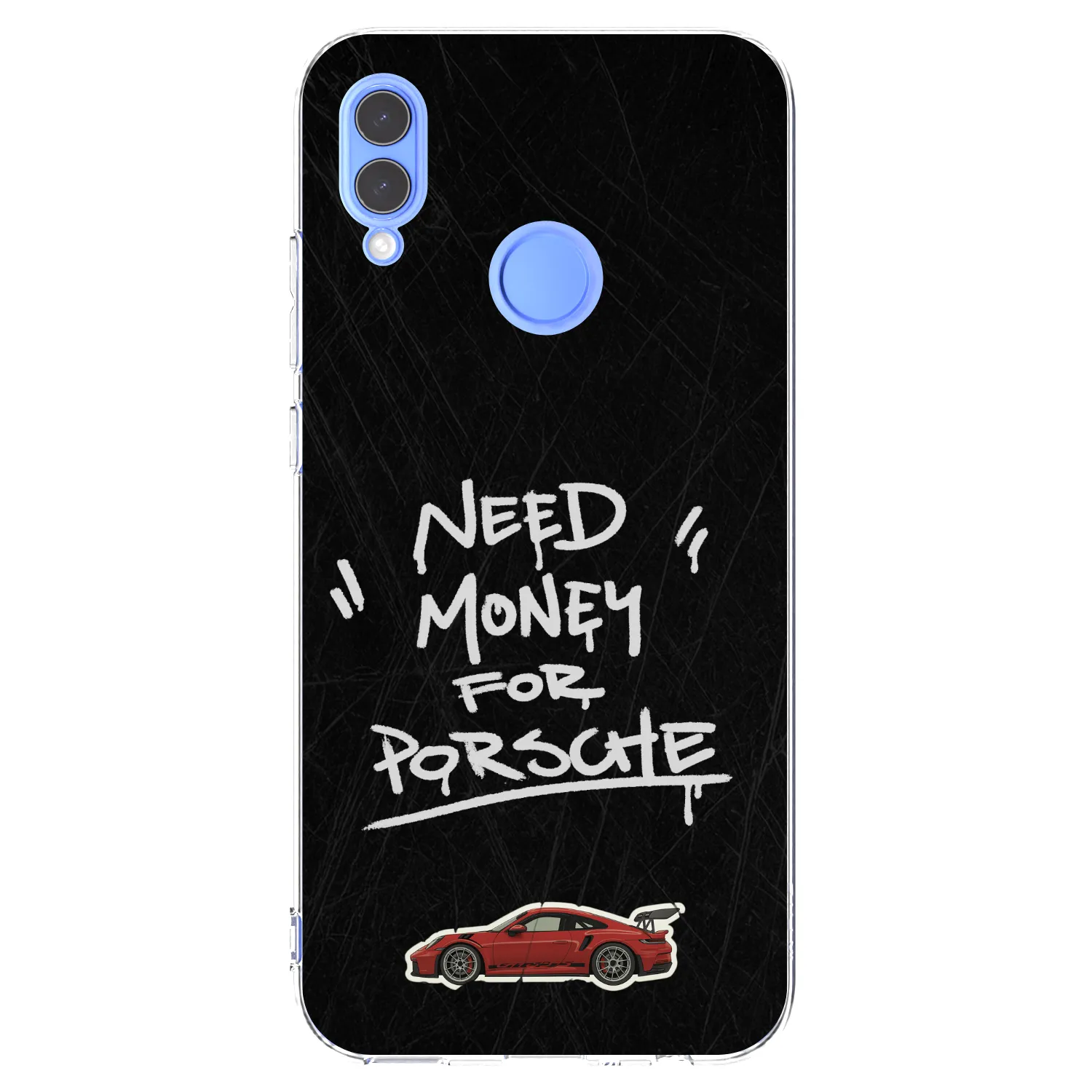 Picasee silikonowe przeźroczyste etui na Honor 10 Lite - Dark Racer