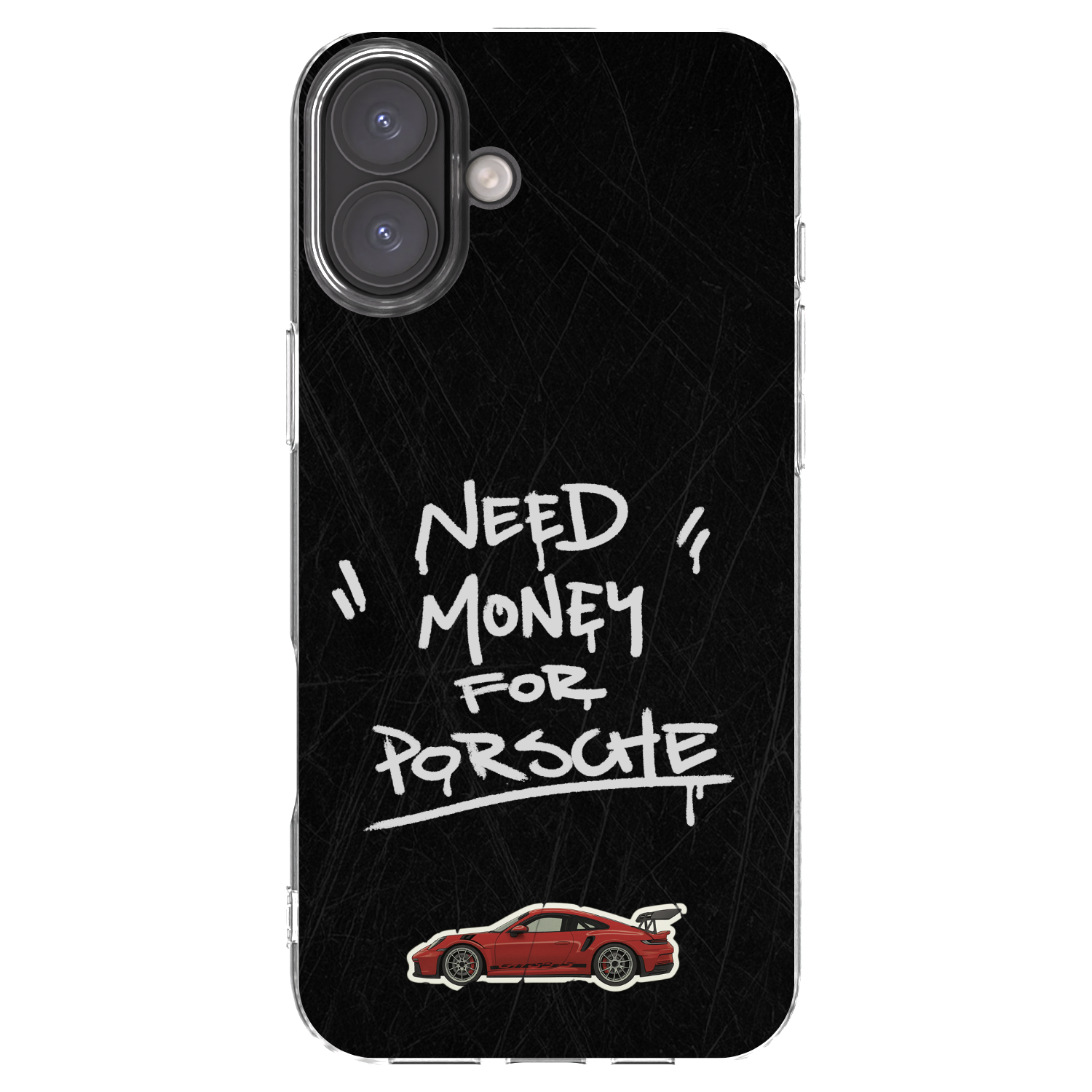 Picasee silikonowe przeźroczyste etui na Apple iPhone 16 Plus - Dark Racer