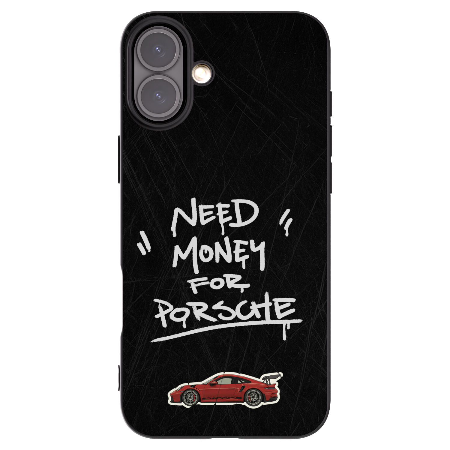 Picasee silikonowe czarne etui na Apple iPhone 16 Plus - Dark Racer